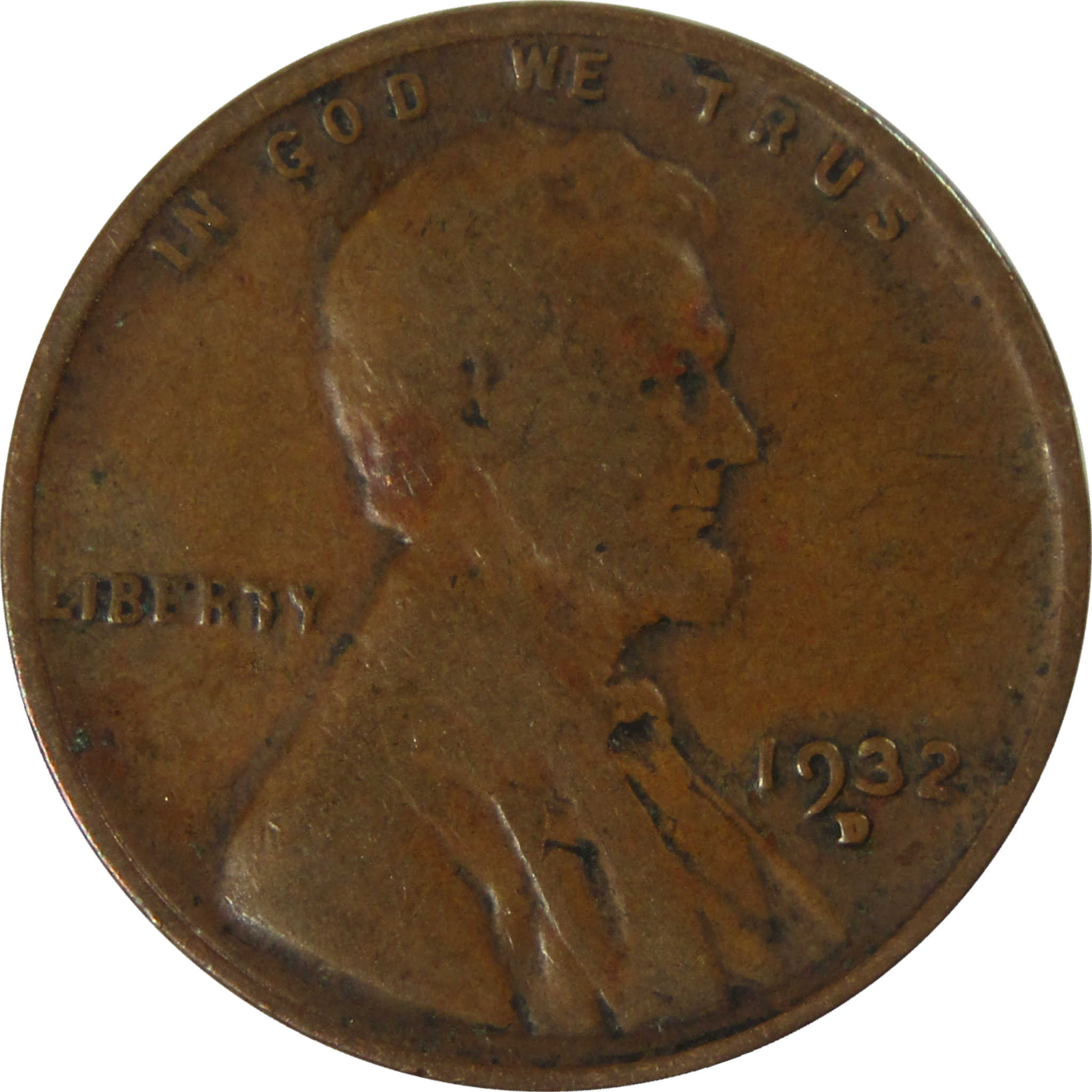 1932 D Lincoln Wheat Cent VG Very Good Penny 1c Coin SKU:I26776