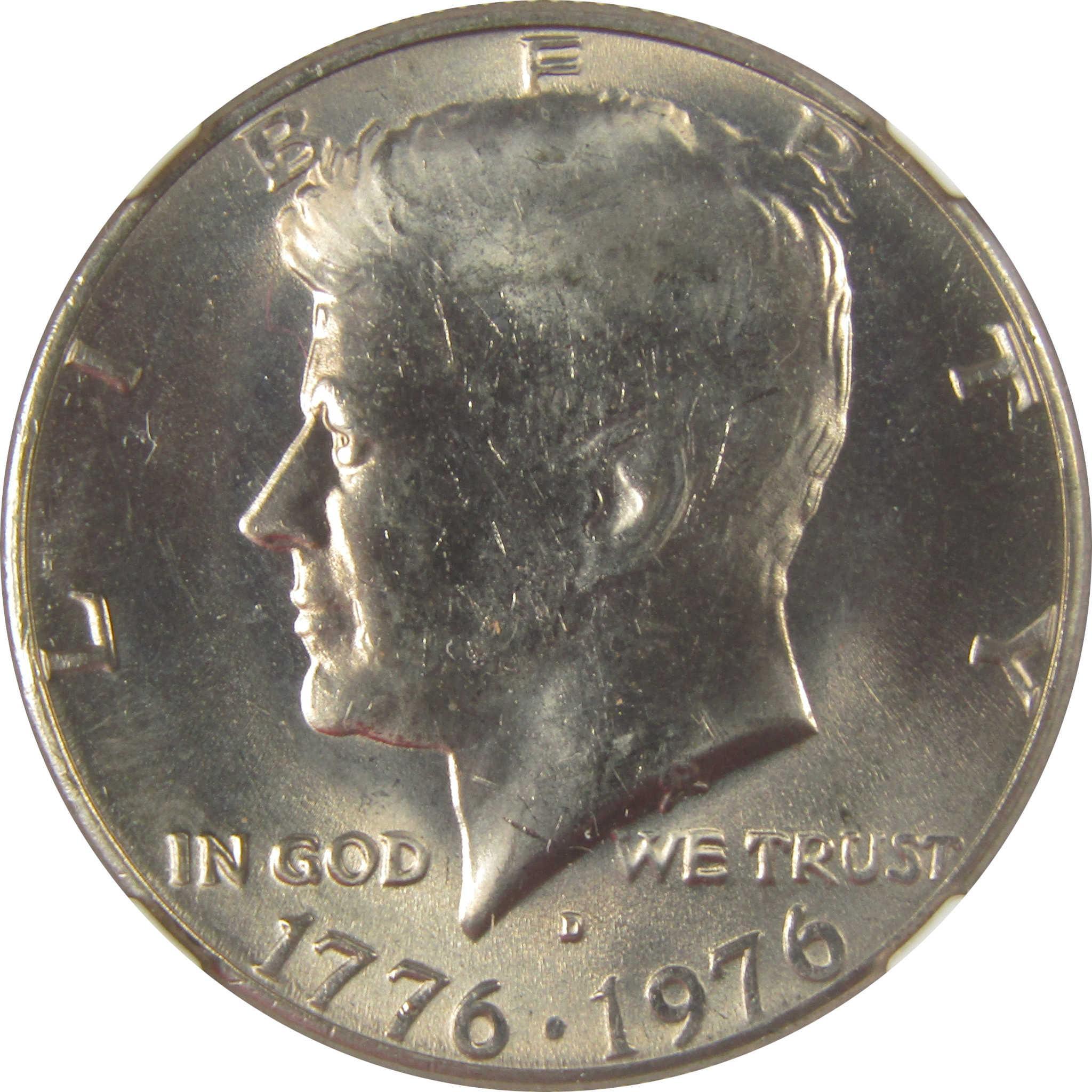 1976 D Kennedy Bicentennial Half Dollar MS 66 NGC Clad SKU:I20468