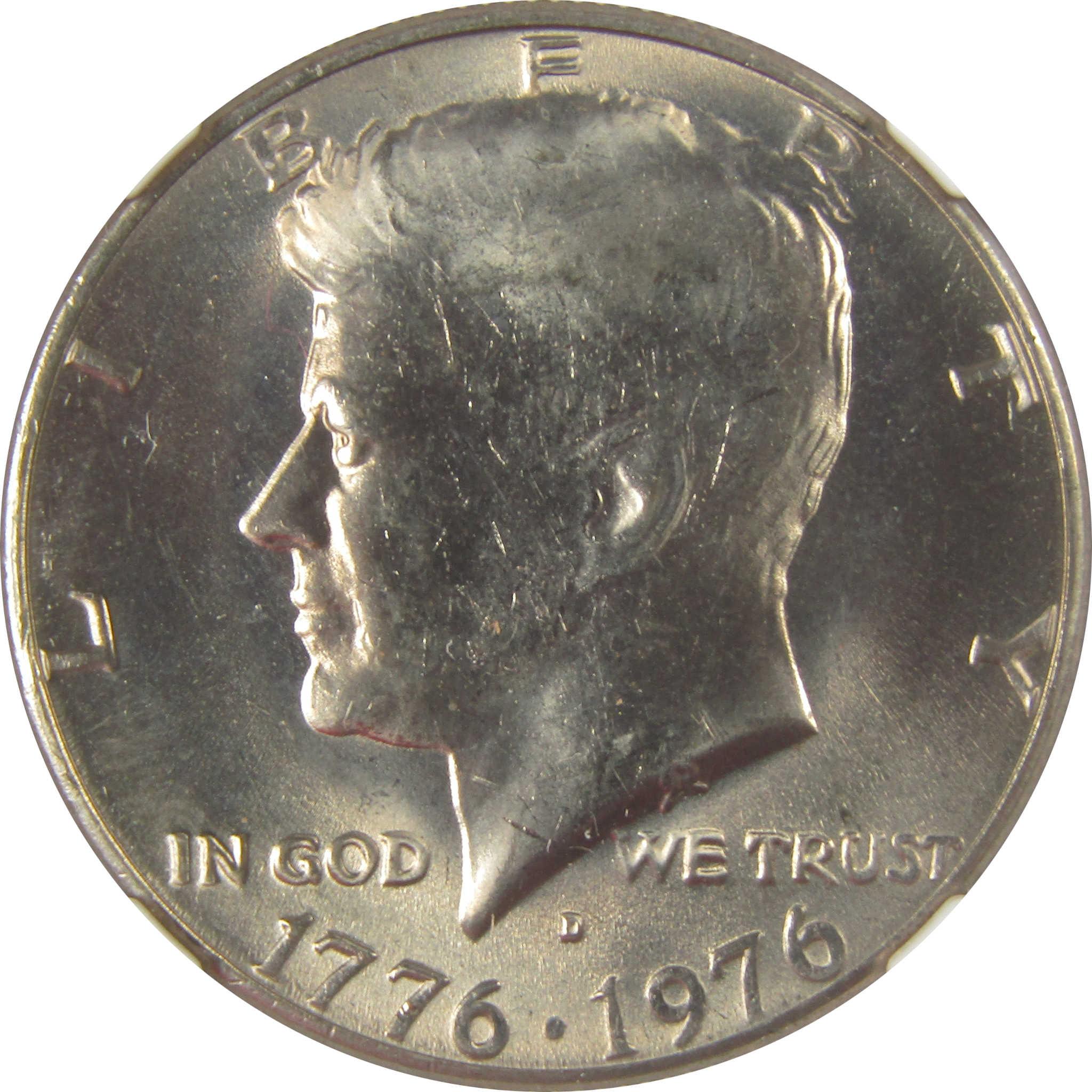 1976 D Kennedy Bicentennial Half Dollar MS 66 NGC Clad SKU:I20468