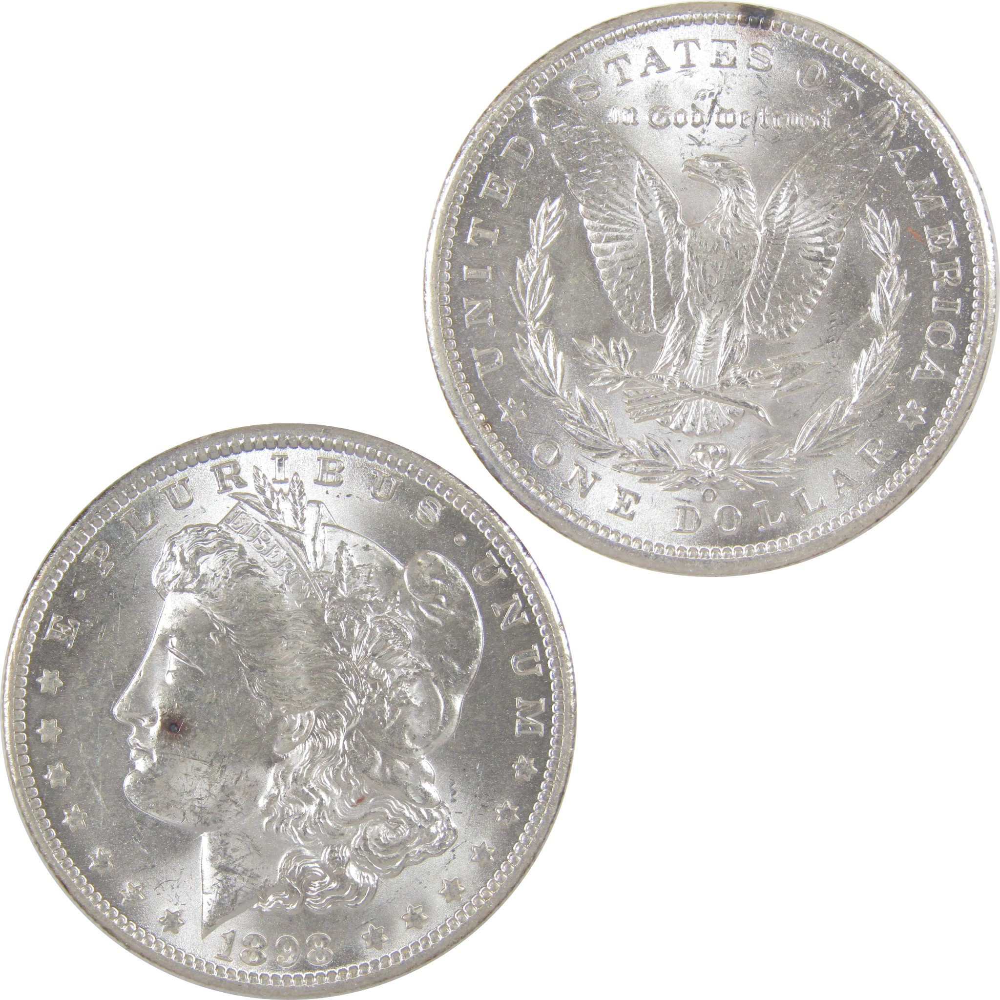 1898 O Morgan Dollar Uncirculated Silver $1 Coin SKU:I18721 - Morgan coin - Morgan silver dollar - Morgan silver dollar for sale - Profile Coins & Collectibles