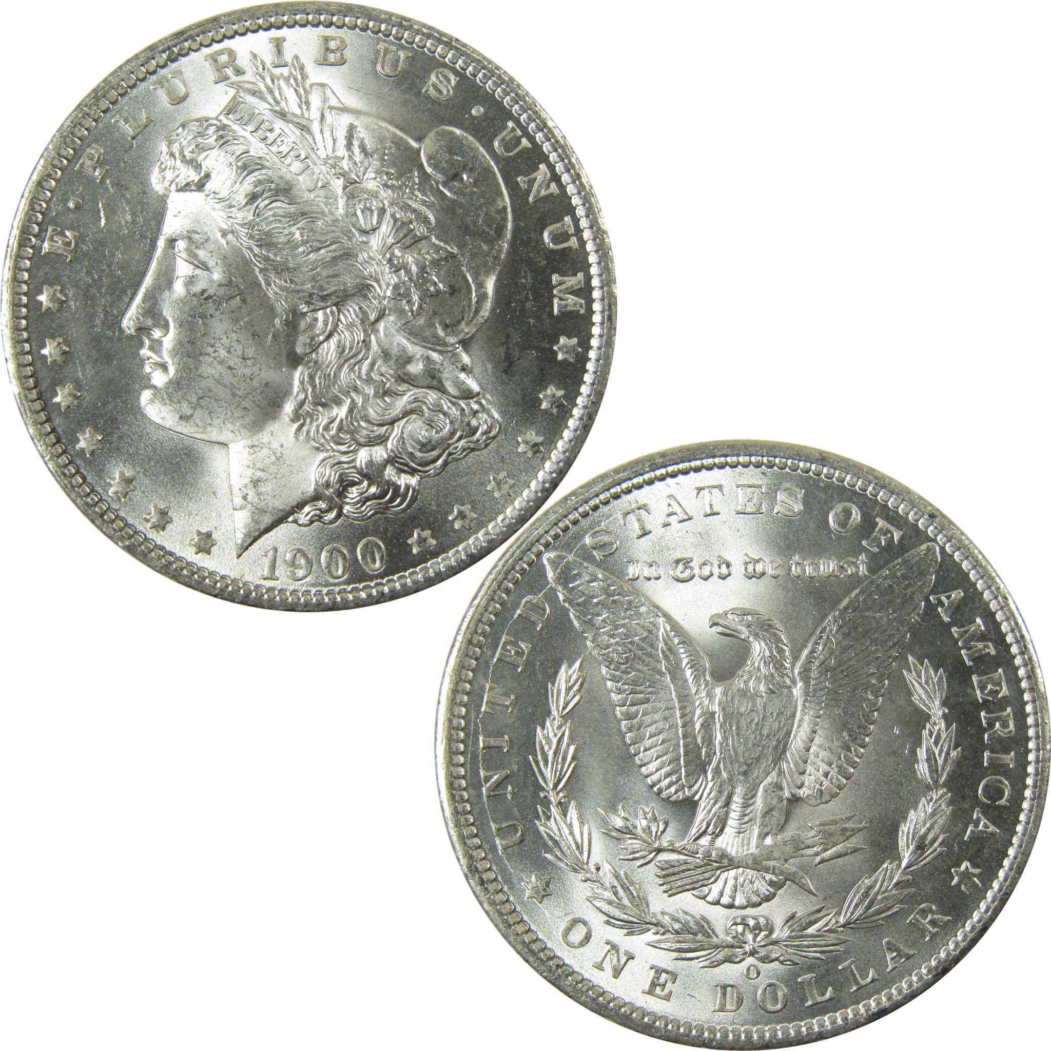 1900 O Morgan Silver Dollar Uncirculated Mint State $1 Coin SKU:I28371