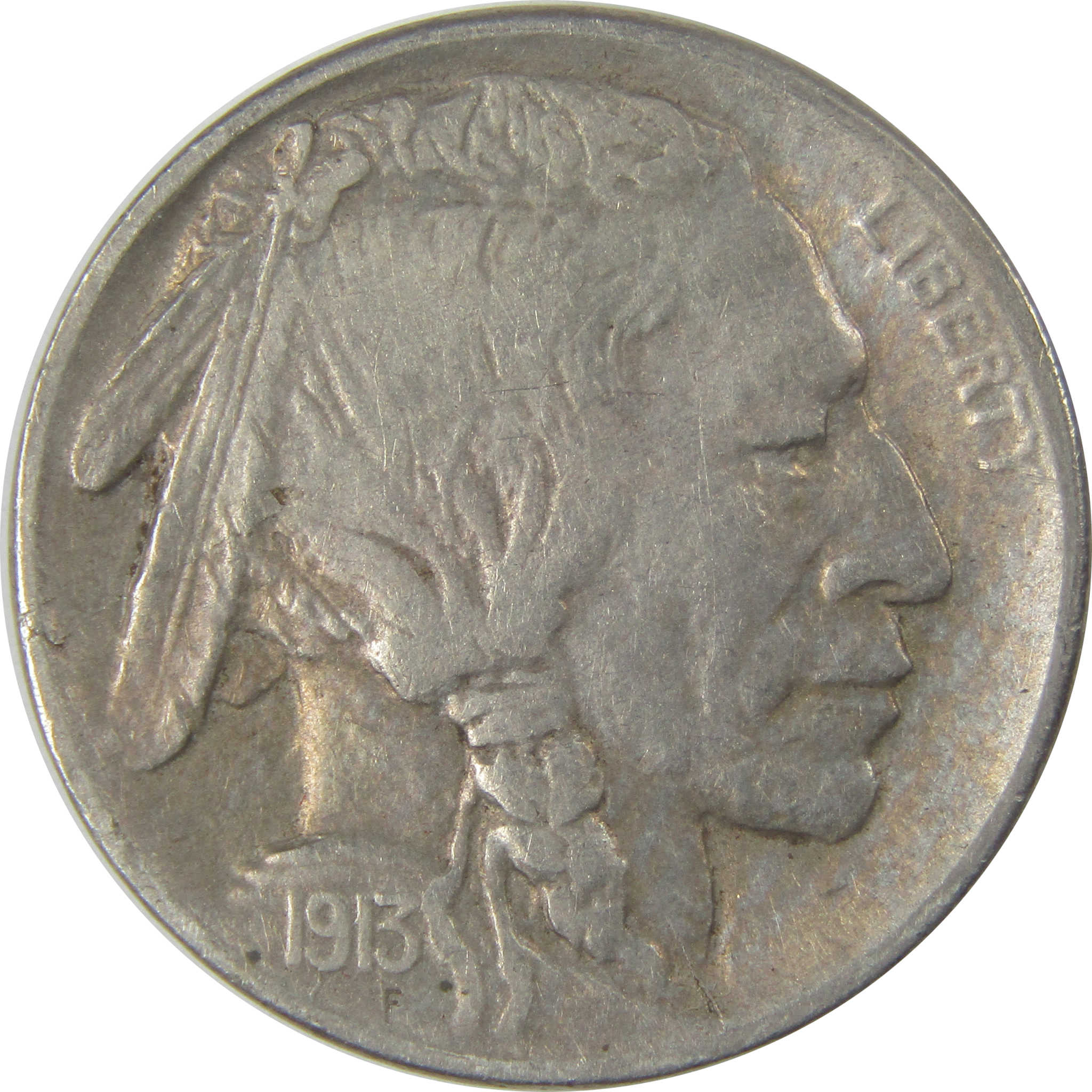 1913 S Type 1 Indian Head Buffalo Nickel VF Very Fine SKU:I22850