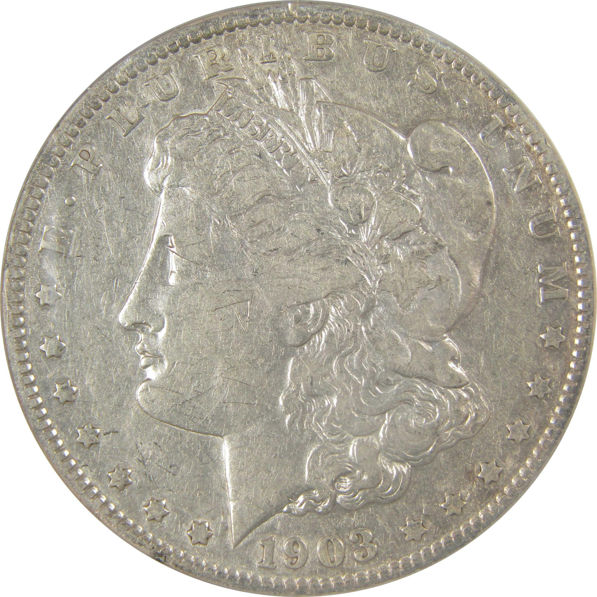 1903 S Morgan Dollar VF 25 Details ANACS Silver $1 Coin SKU:I21740 - Morgan coin - Morgan silver dollar - Morgan silver dollar for sale - Profile Coins & Collectibles