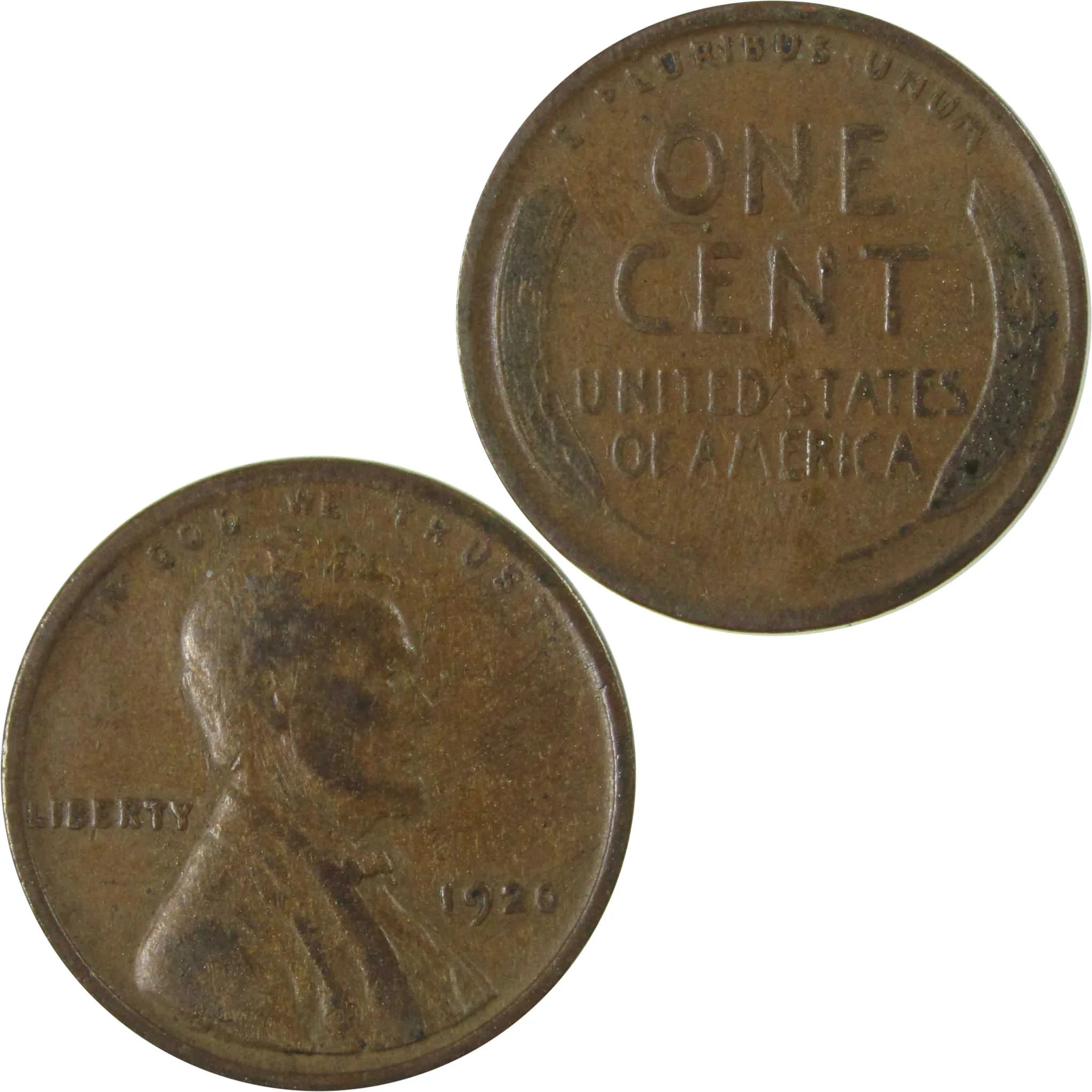 1920 Lincoln Wheat Cent VG Very Good Penny 1c Coin SKU:I25829