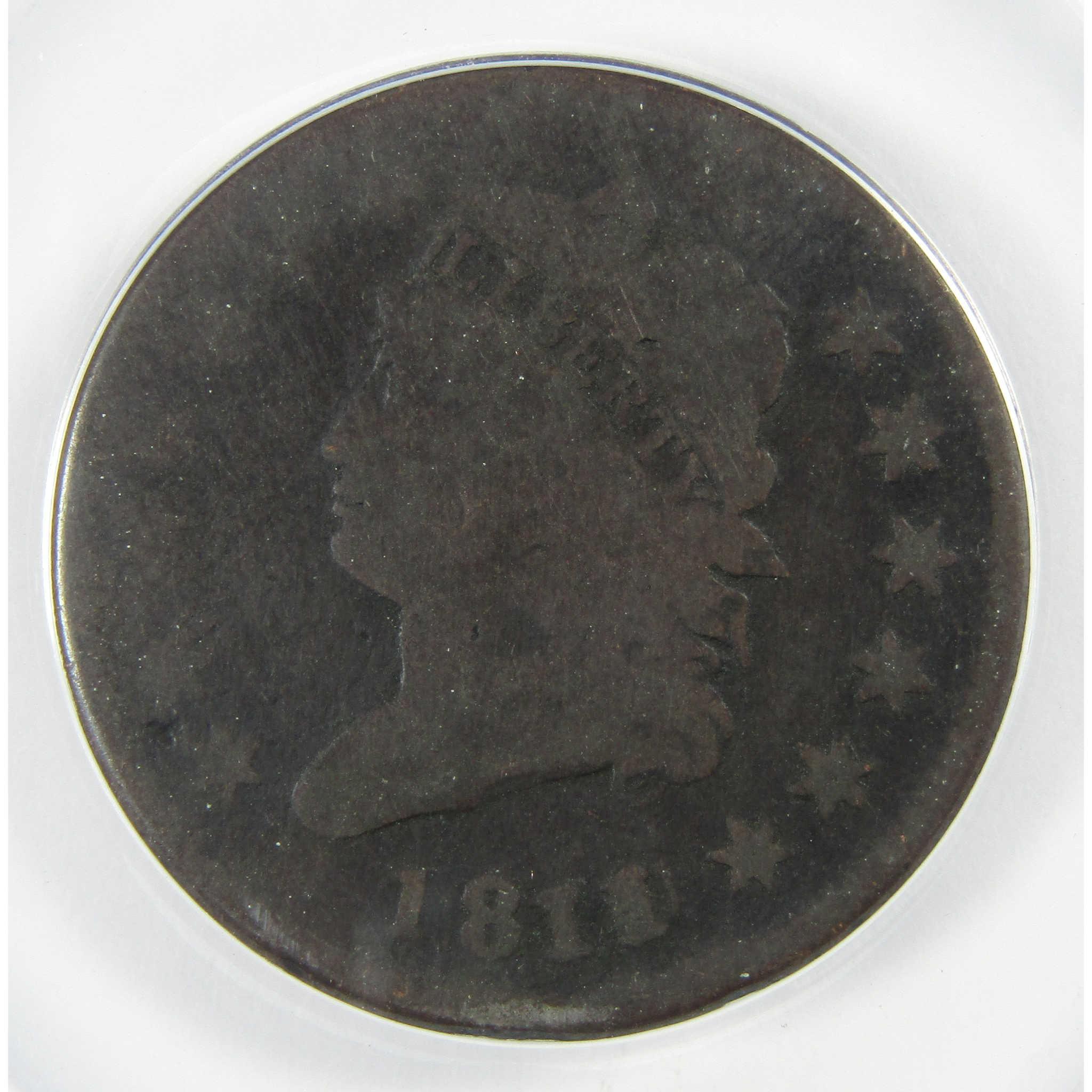 1811/0 S-286 Classic Head Copper Large Cent AG 3 ANACS SKU:I25644