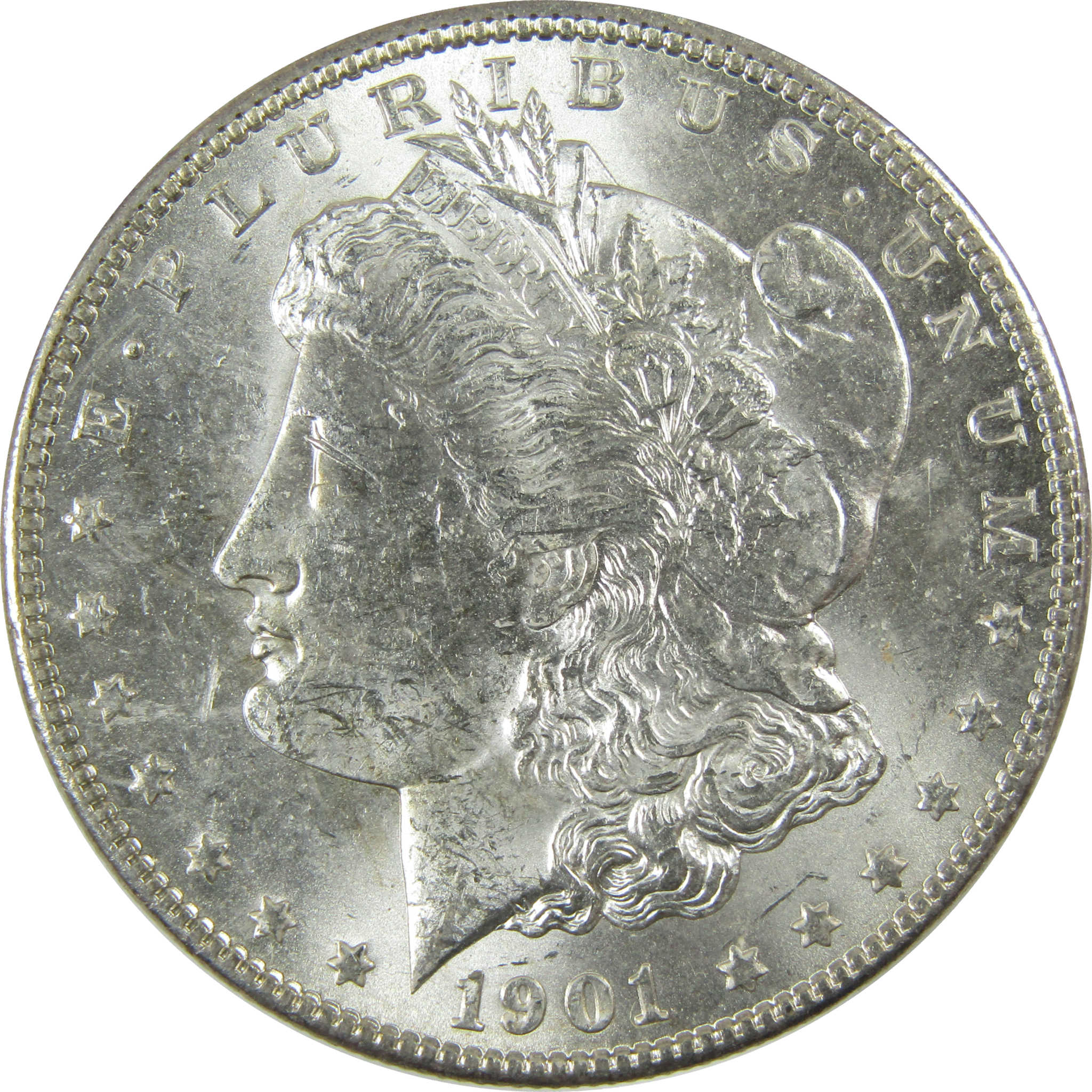 1901 O Morgan Silver Dollar Uncirculated Mint State $1 Coin SKU:I27811