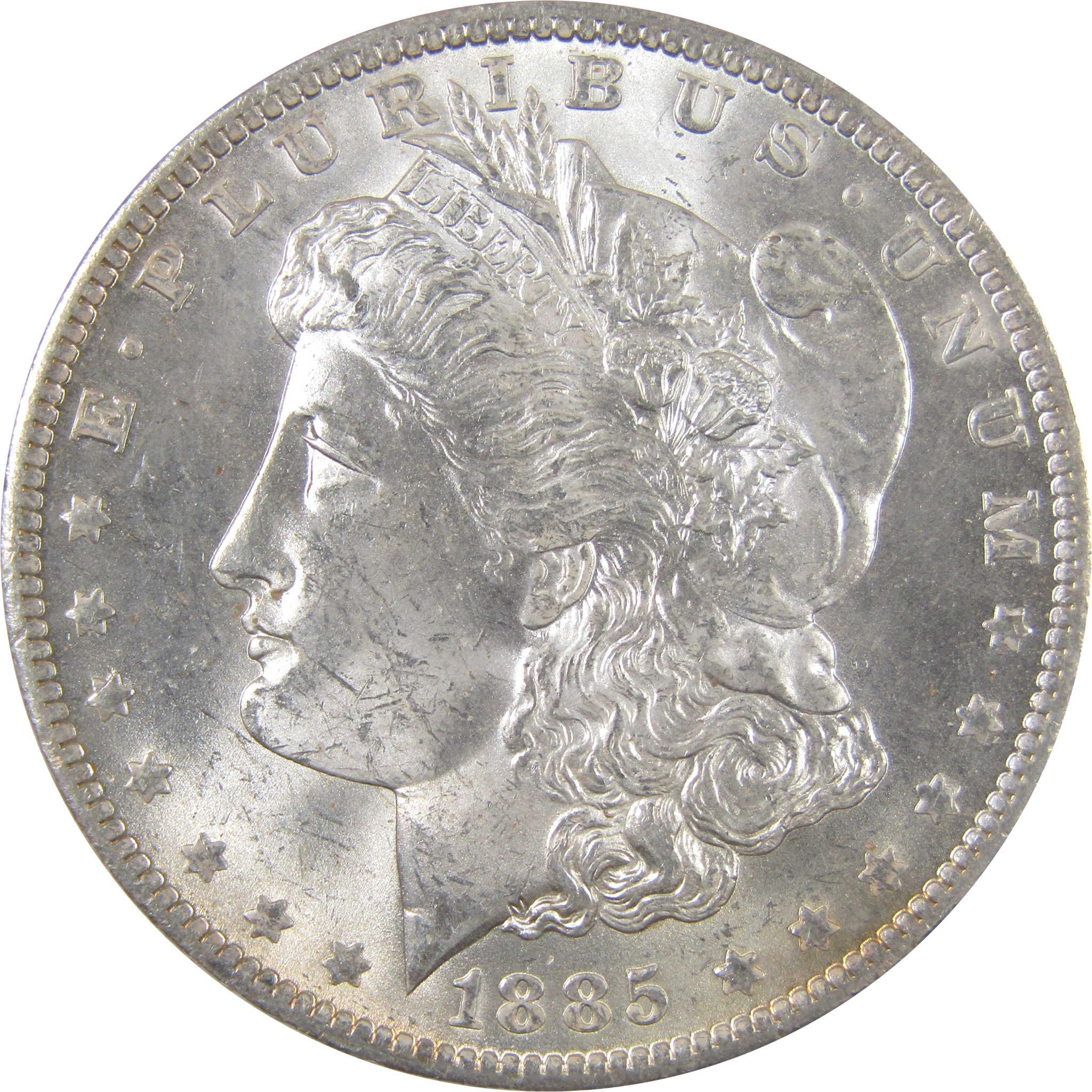 1885 O Morgan Dollar BU Choice Uncirculated Silver Toned SKU:CPC0270