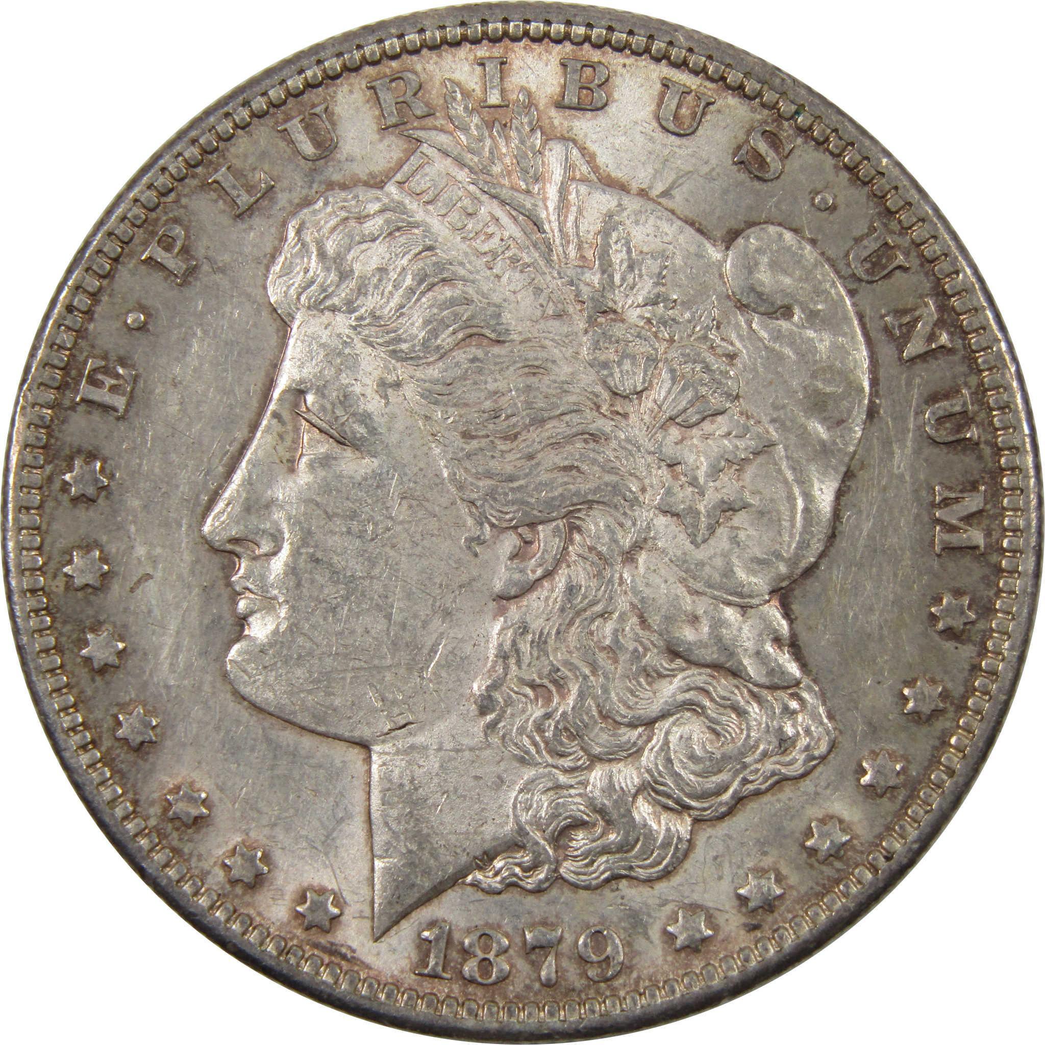 1879 S Rev 78 Morgan Dollar AU About Uncirculated Silver $1 SKU:I10176 - Morgan coin - Morgan silver dollar - Morgan silver dollar for sale - Profile Coins & Collectibles