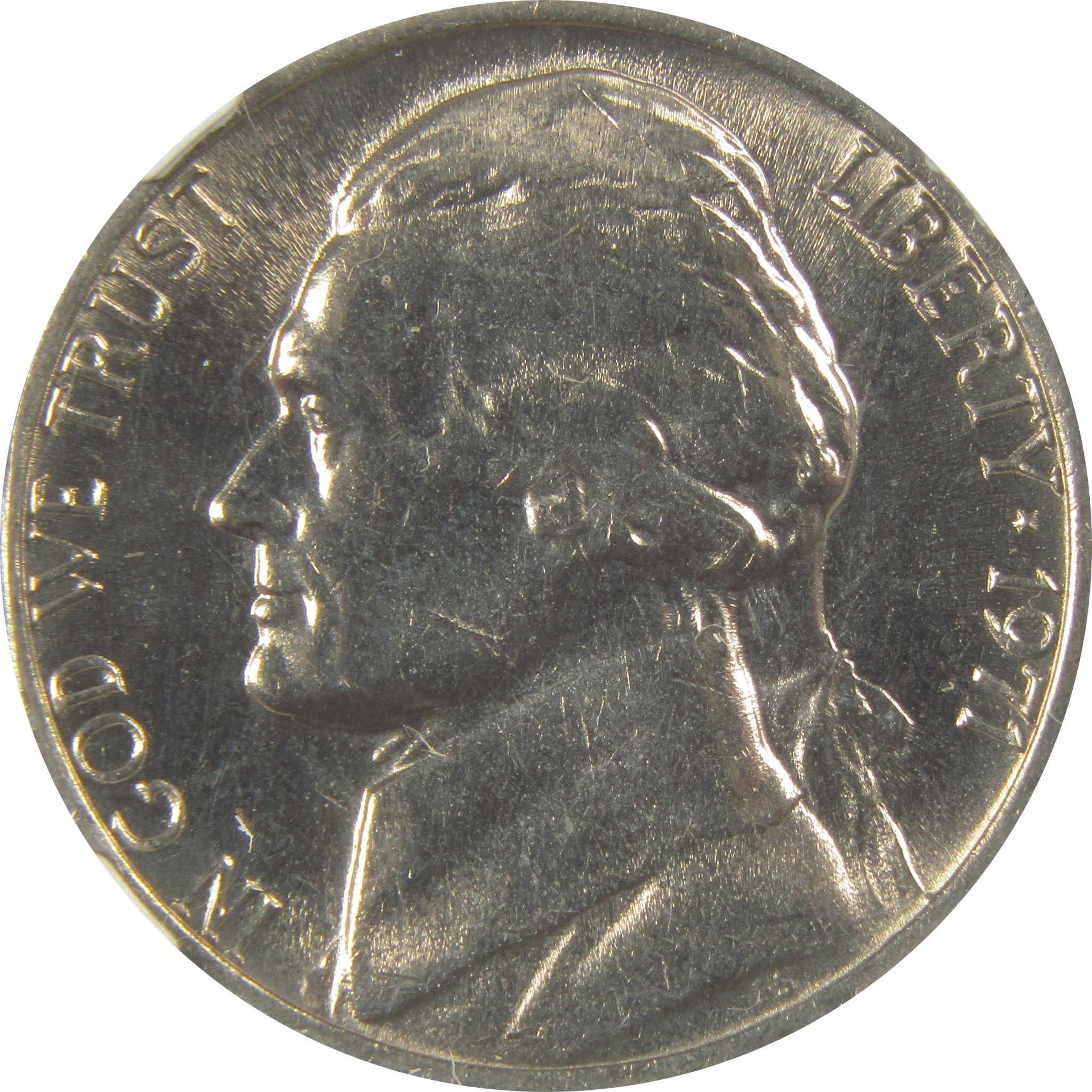 1971 Jefferson Nickel MS 65 5FS NGC Original Bag Fragment SKU:I22107