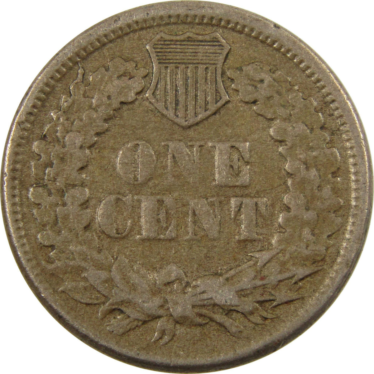 1863 Indian Head Cent VG Very Good Penny 1c Coin SKU:CP1132