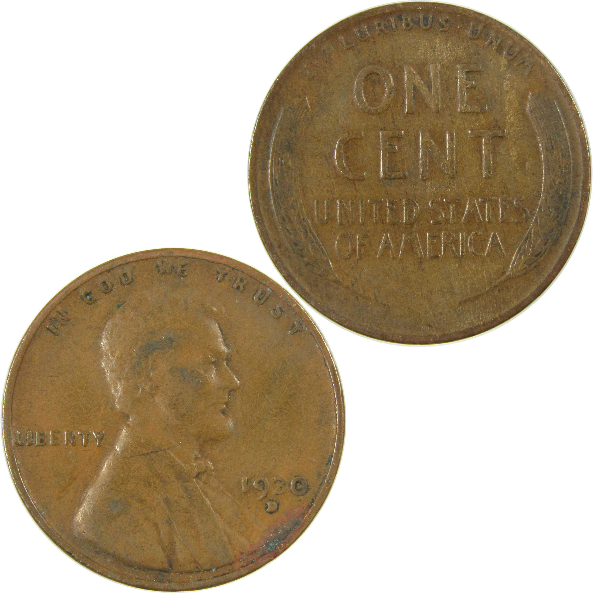 1930 D Lincoln Wheat Cent VF Very Fine Penny 1c Coin SKU:I27138