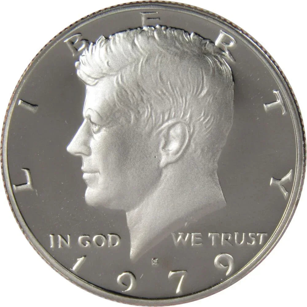 1979 S Type 1 Filled S Kennedy Half Dollar Clad Proof 50c Coin