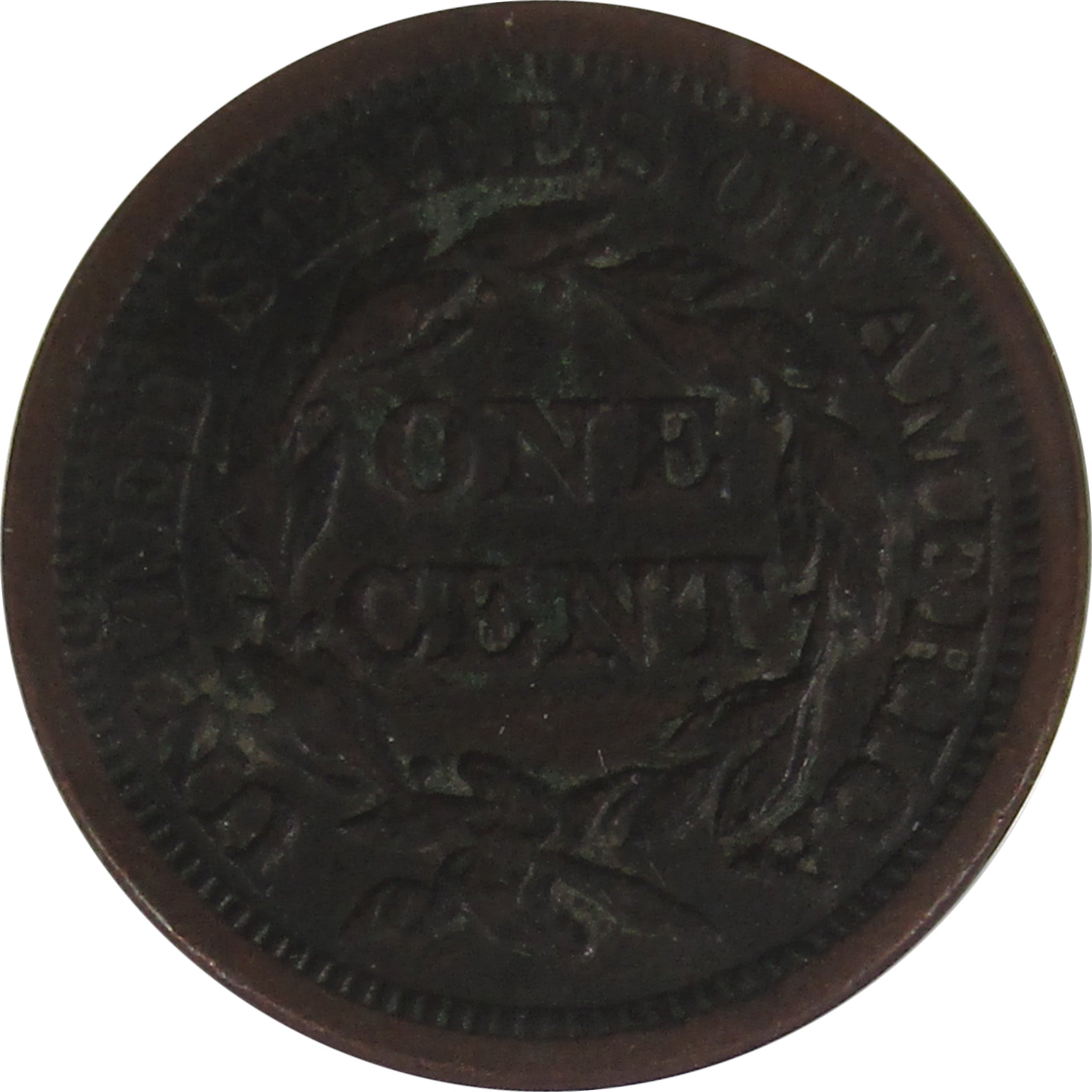 1854 Braided Hair Large Cent EF 45 Details ANACS Copper SKU:I18516