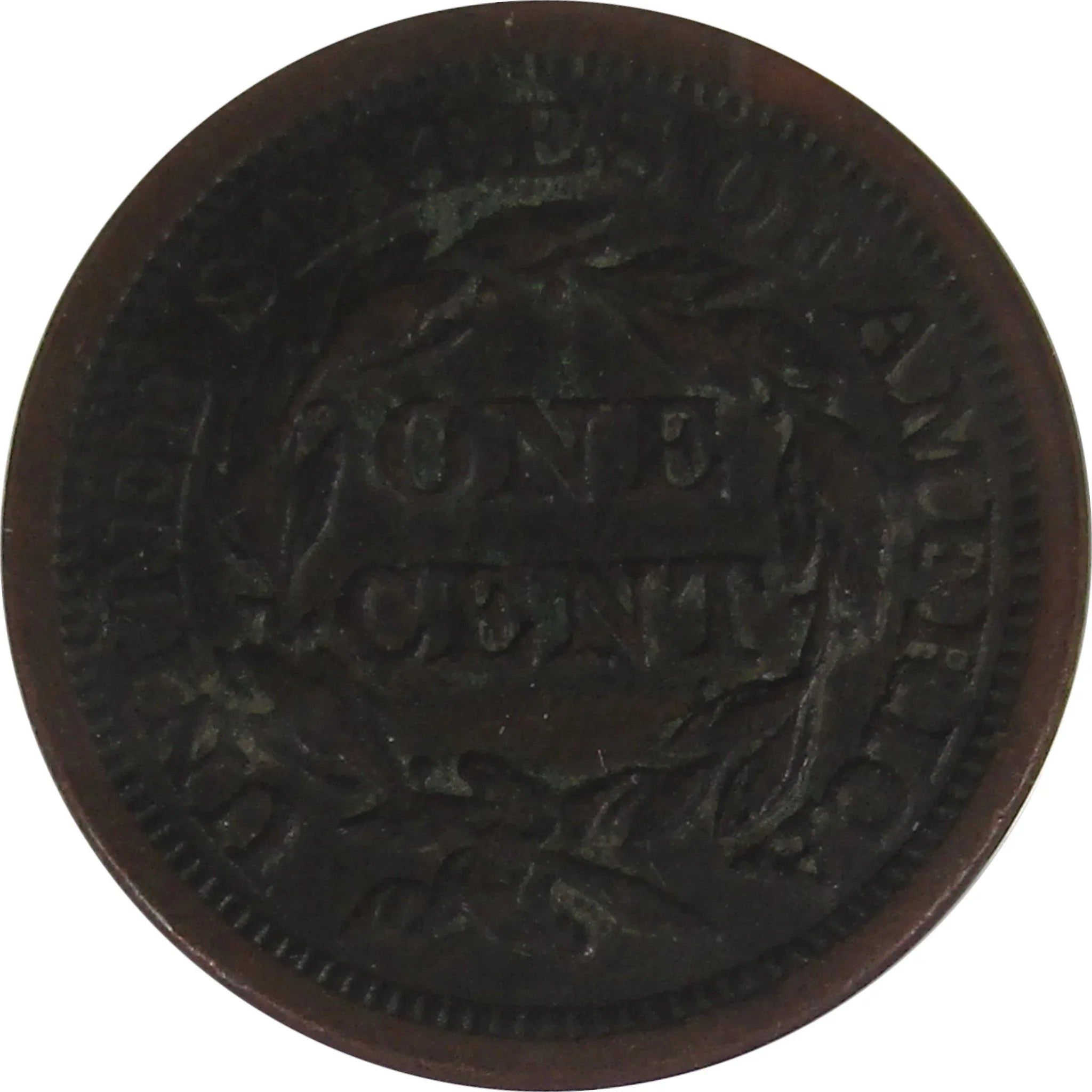 1854 Braided Hair Large Cent EF 45 Details ANACS Copper SKU:I18516