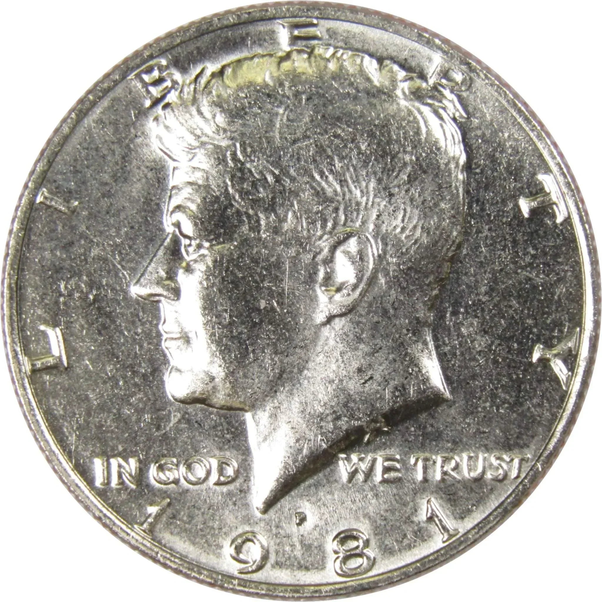 1981 P Kennedy Half Dollar Clad Uncirculated Mint State 50c Coin