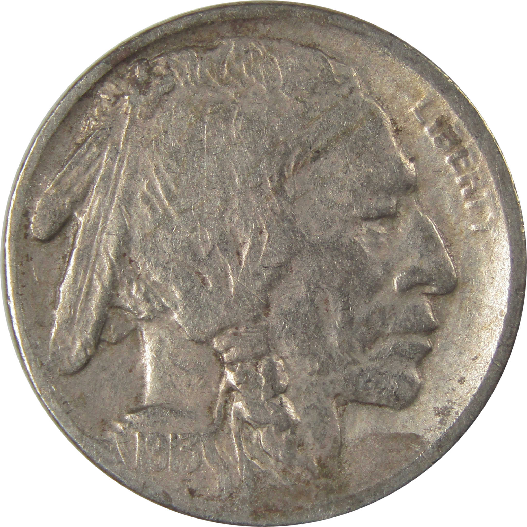 1913 S Type 1 Indian Head Buffalo Nickel F Fine Details SKU:I22912
