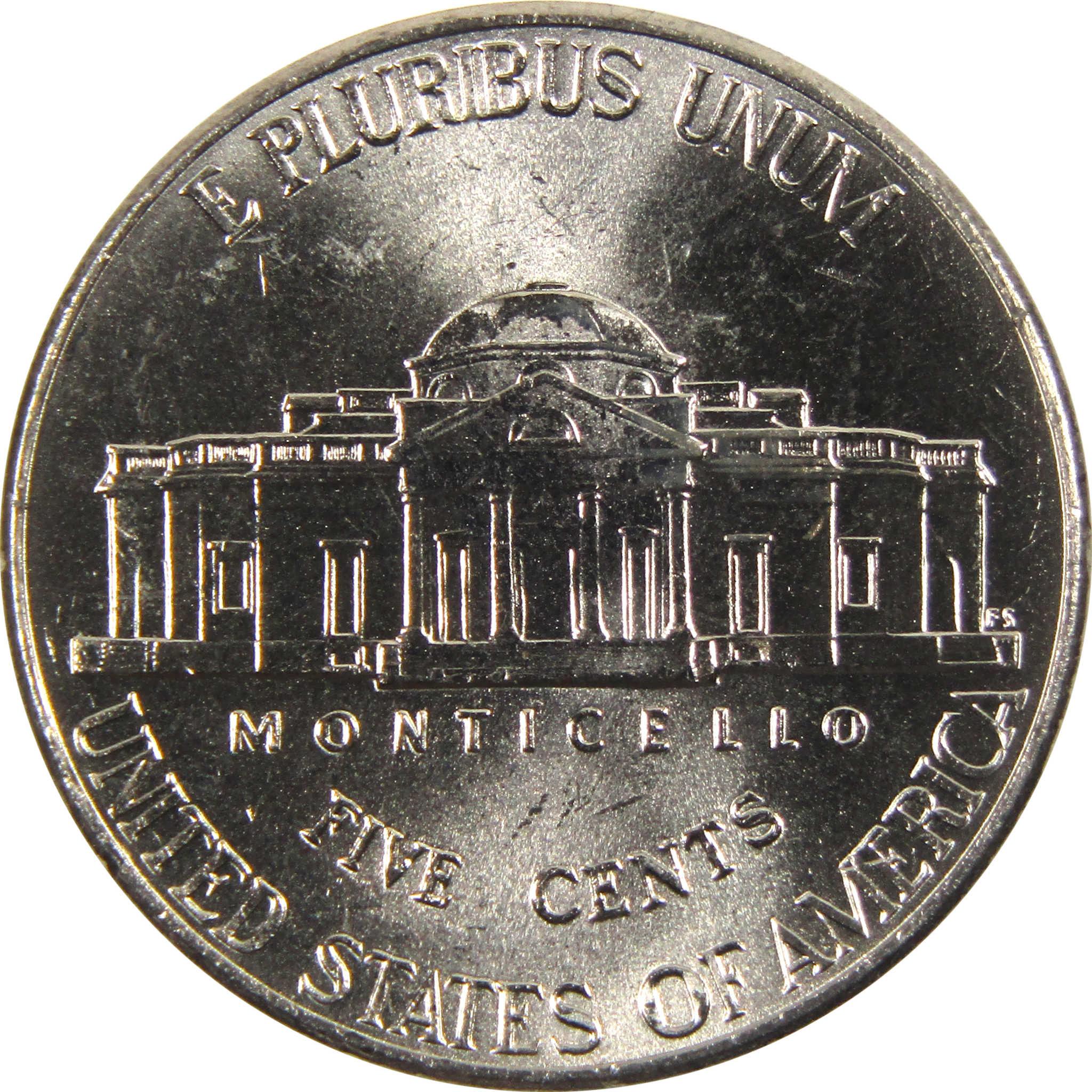 2006 D Jefferson Nickel BU Uncirculated 5c Coin