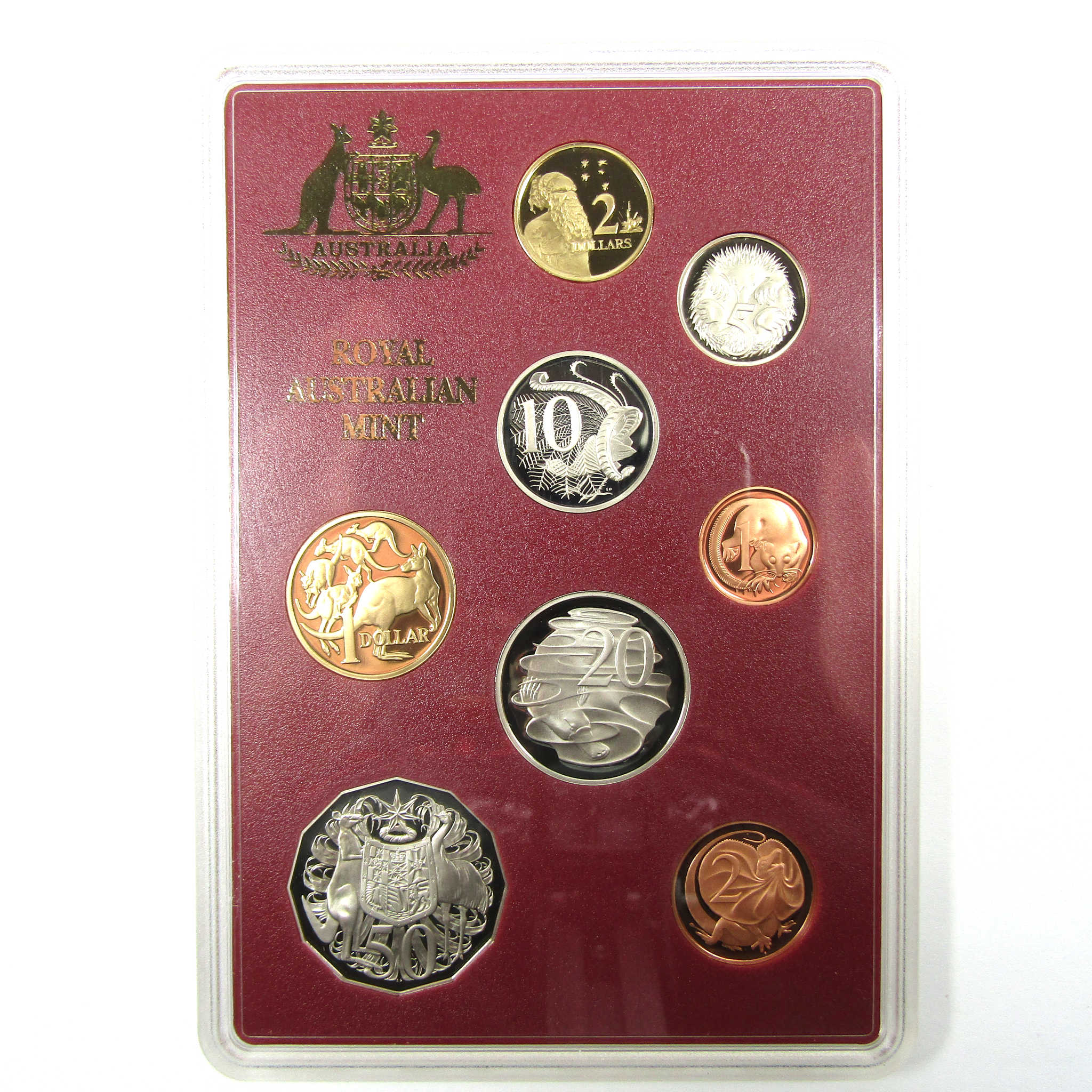 1989 Royal Australian Mint 8 Coin Proof Set OGP SKU:CPC6216