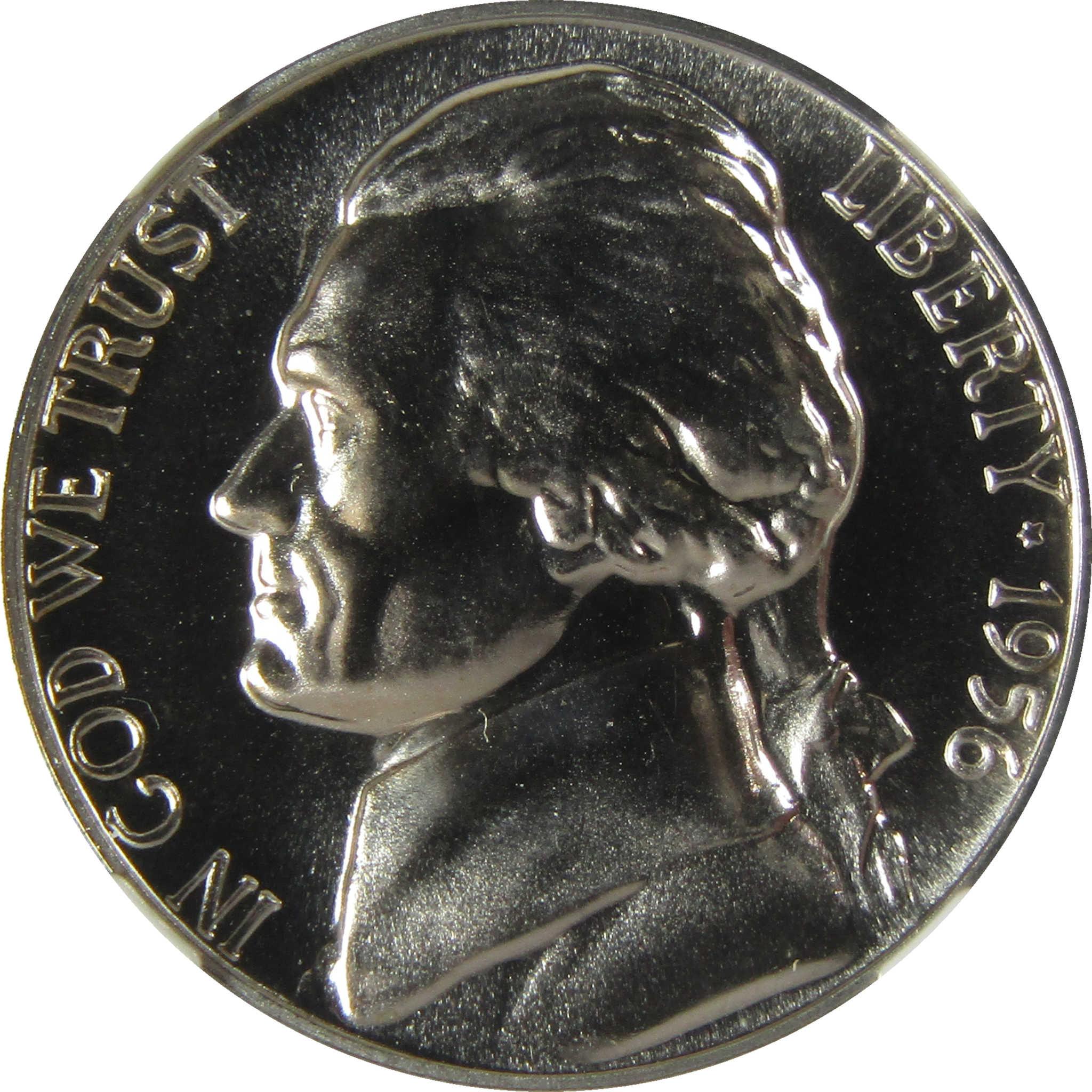 1956 Jefferson Nickel PF 68 NGC Proof 5c Coin Collectible SKU:I27376