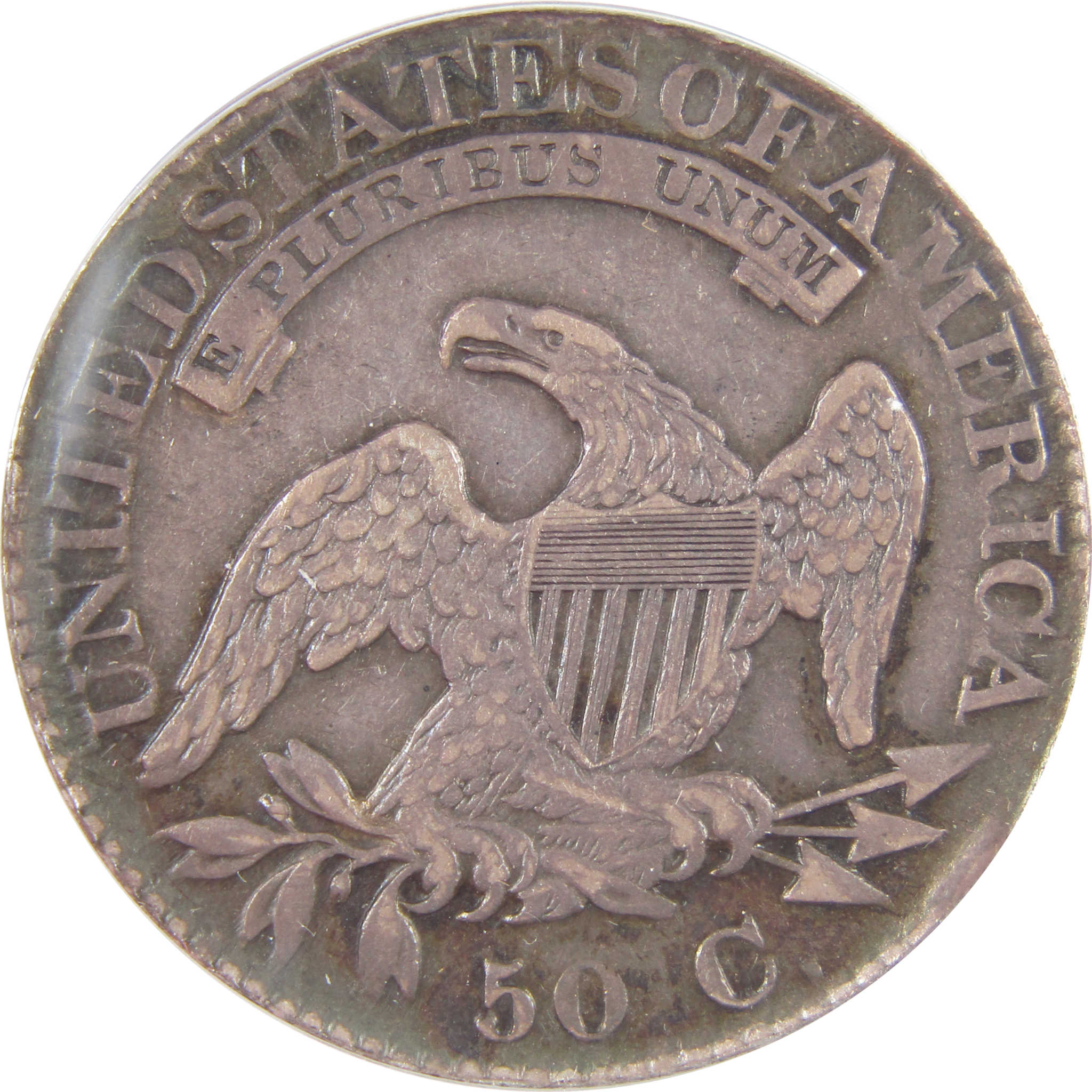 1824/4 O-110 Capped Bust Silver Half Dollar VF 35 ANACS SKU:I25613