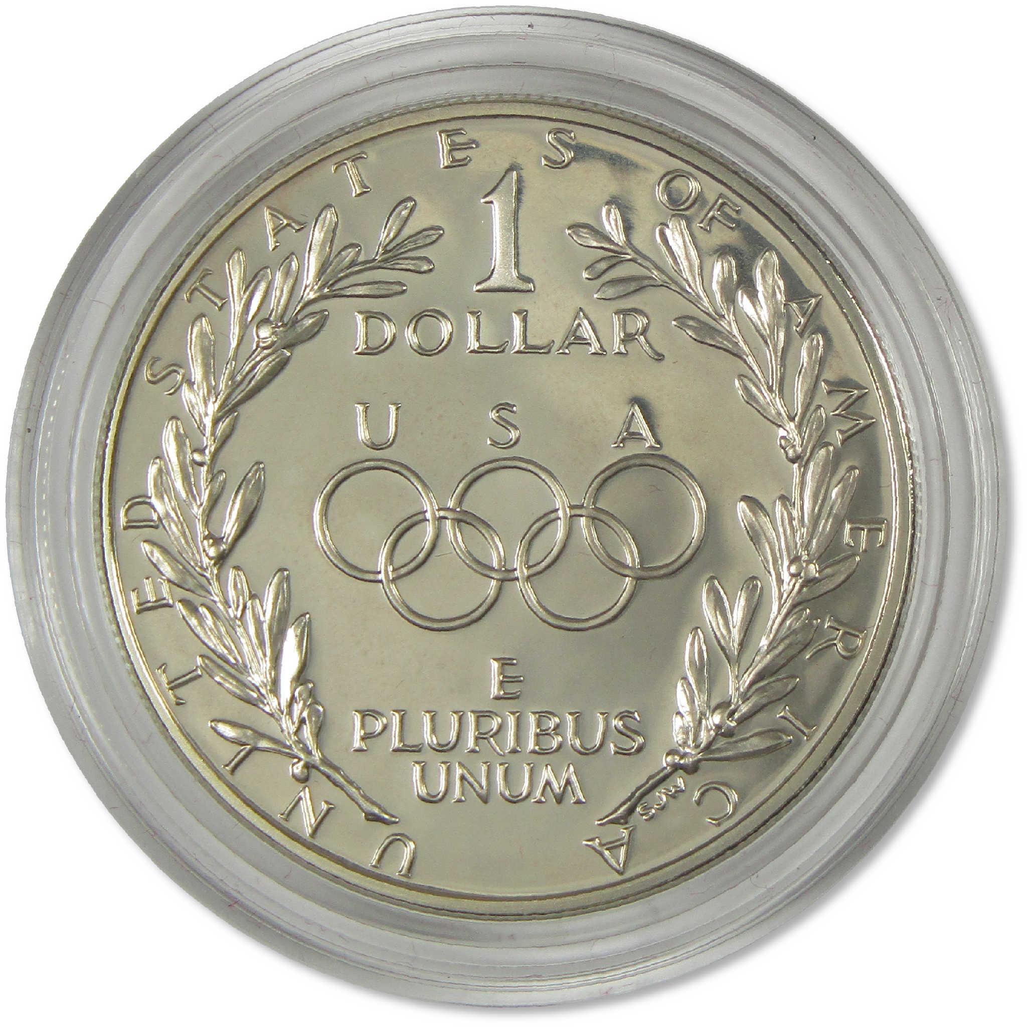 1988 S Seoul Olympiad Commemorative Silver Dollar Proof OGP COA