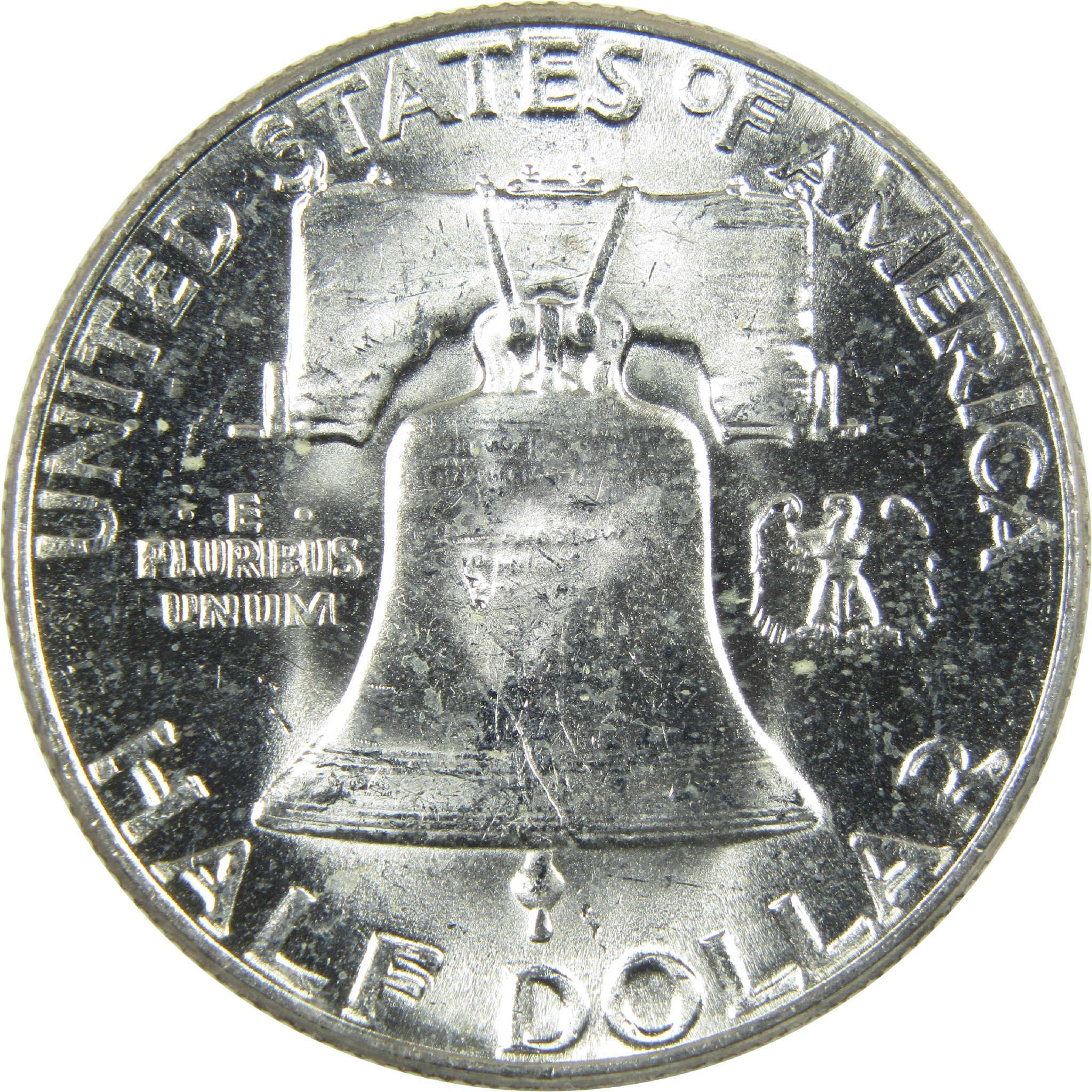 1955 Franklin Silver Half Dollar Uncirculated Mint State 50c Coin