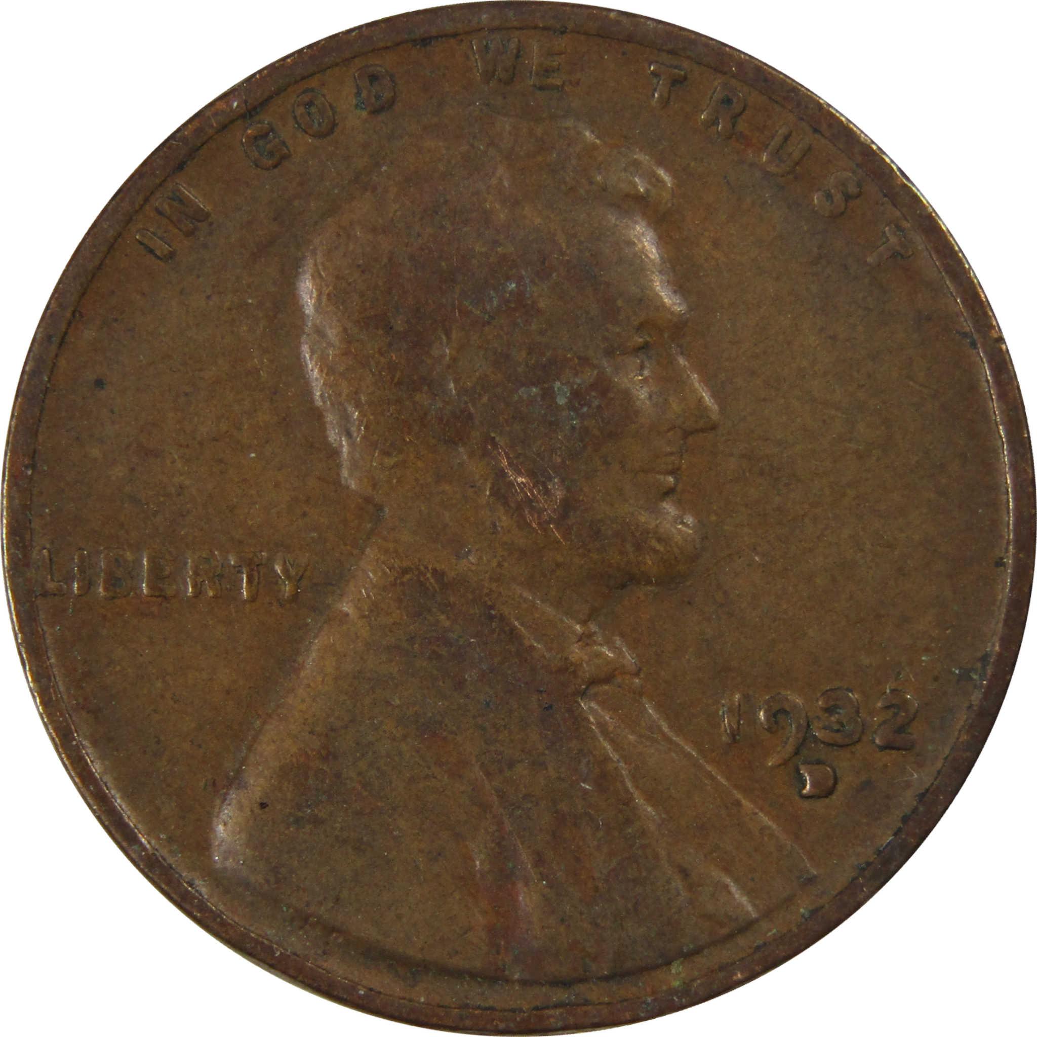 1932 D Lincoln Wheat Cent VG Very Good Penny 1c Coin SKU:I27126