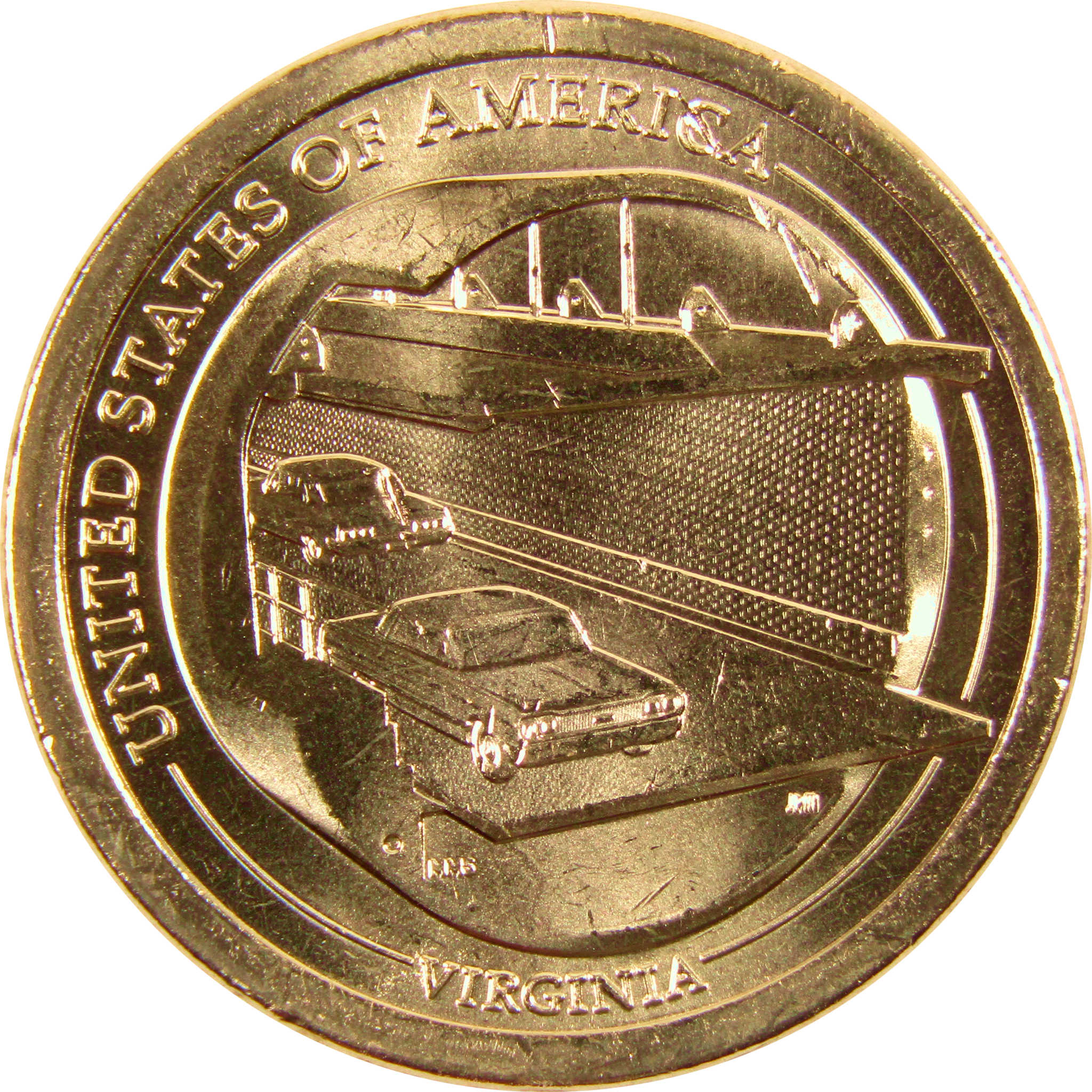 2021 P Chesapeake Bay Bridge American Innovation Dollar Uncirculated