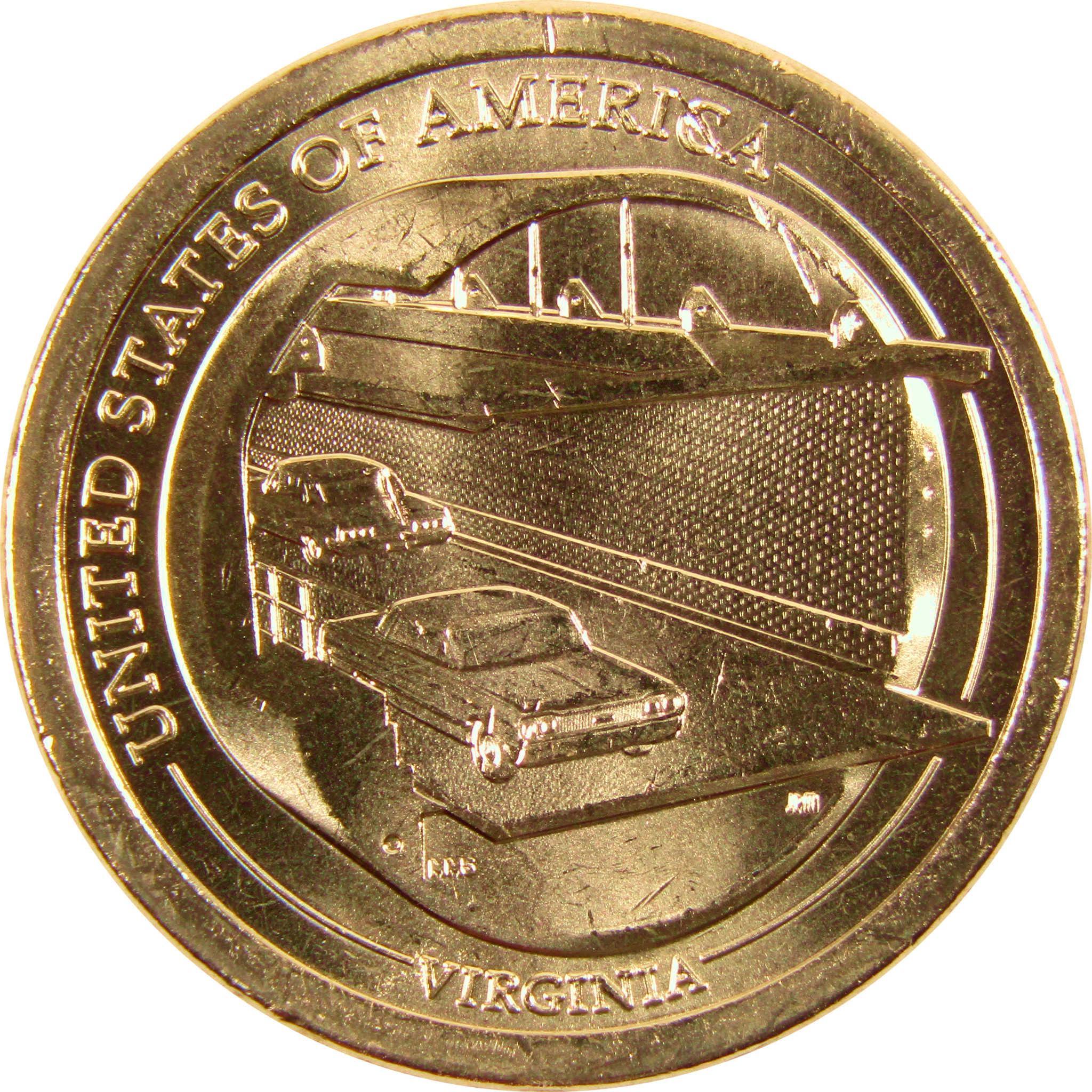 2021 P Chesapeake Bay Bridge American Innovation Dollar Uncirculated
