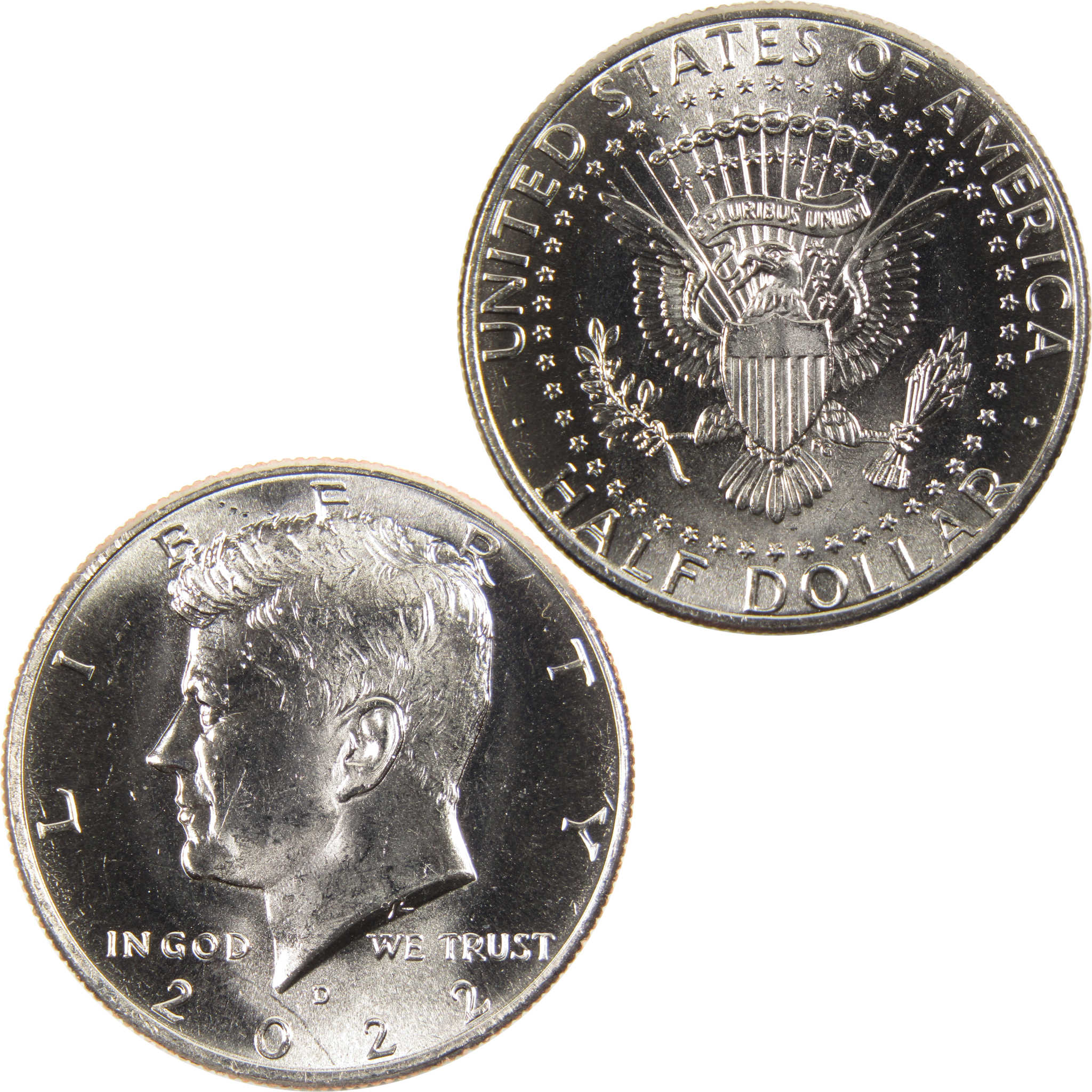 2022 D Kennedy Half Dollar BU Uncirculated Clad 50c Coin