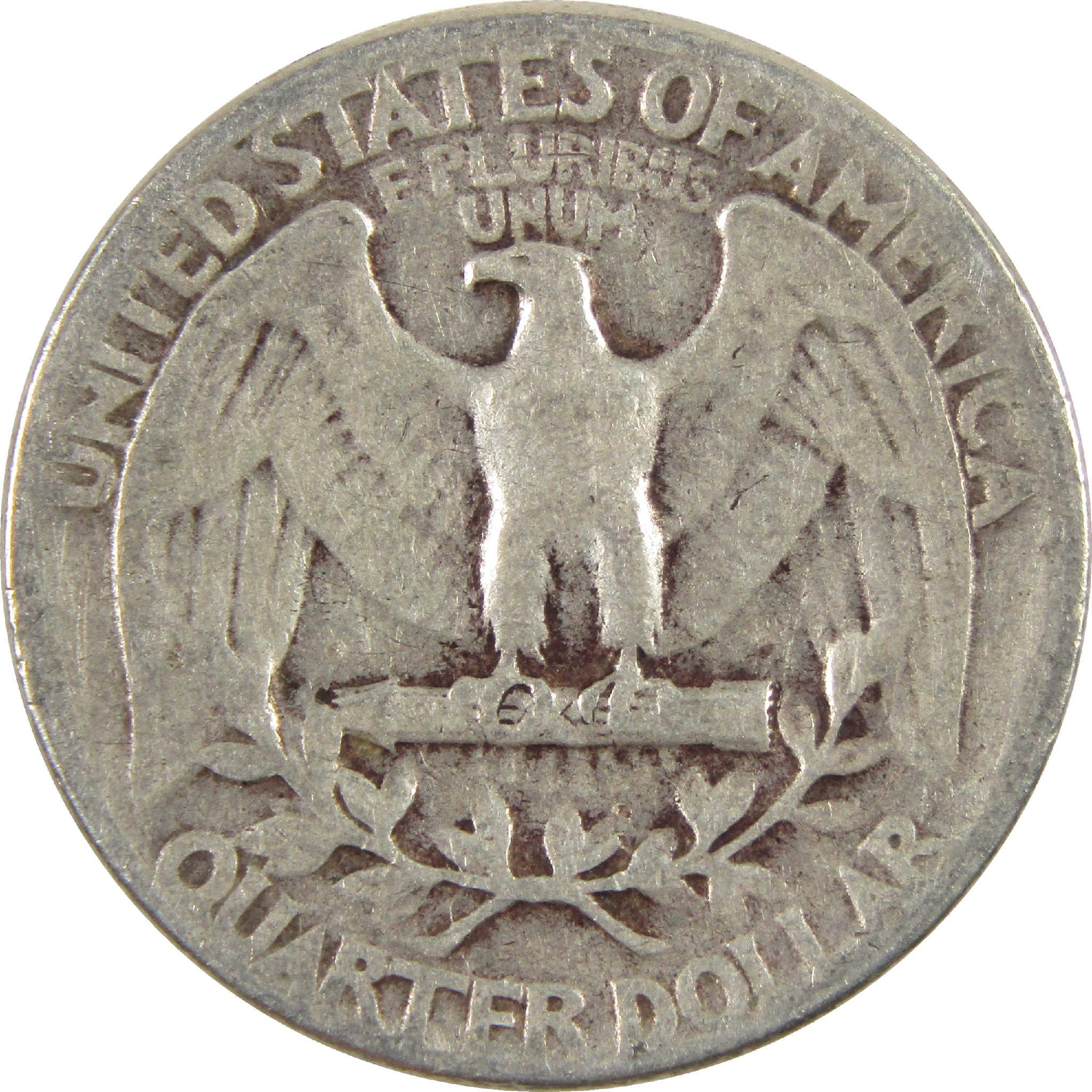 1947 Washington Quarter G Good Silver 25c Coin