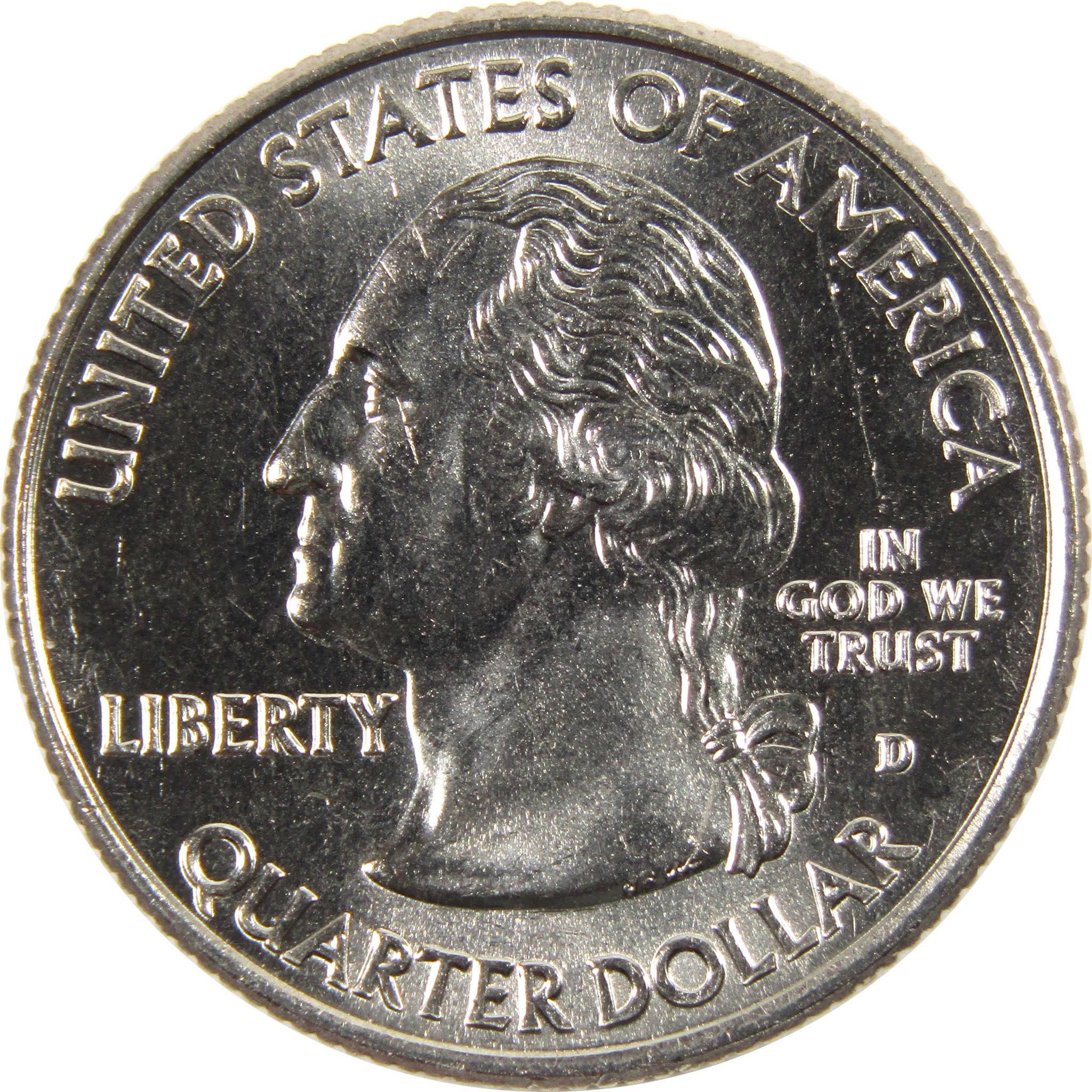 2009 D Guam DC & US Territories Quarter BU Uncirculated Clad 25c Coin