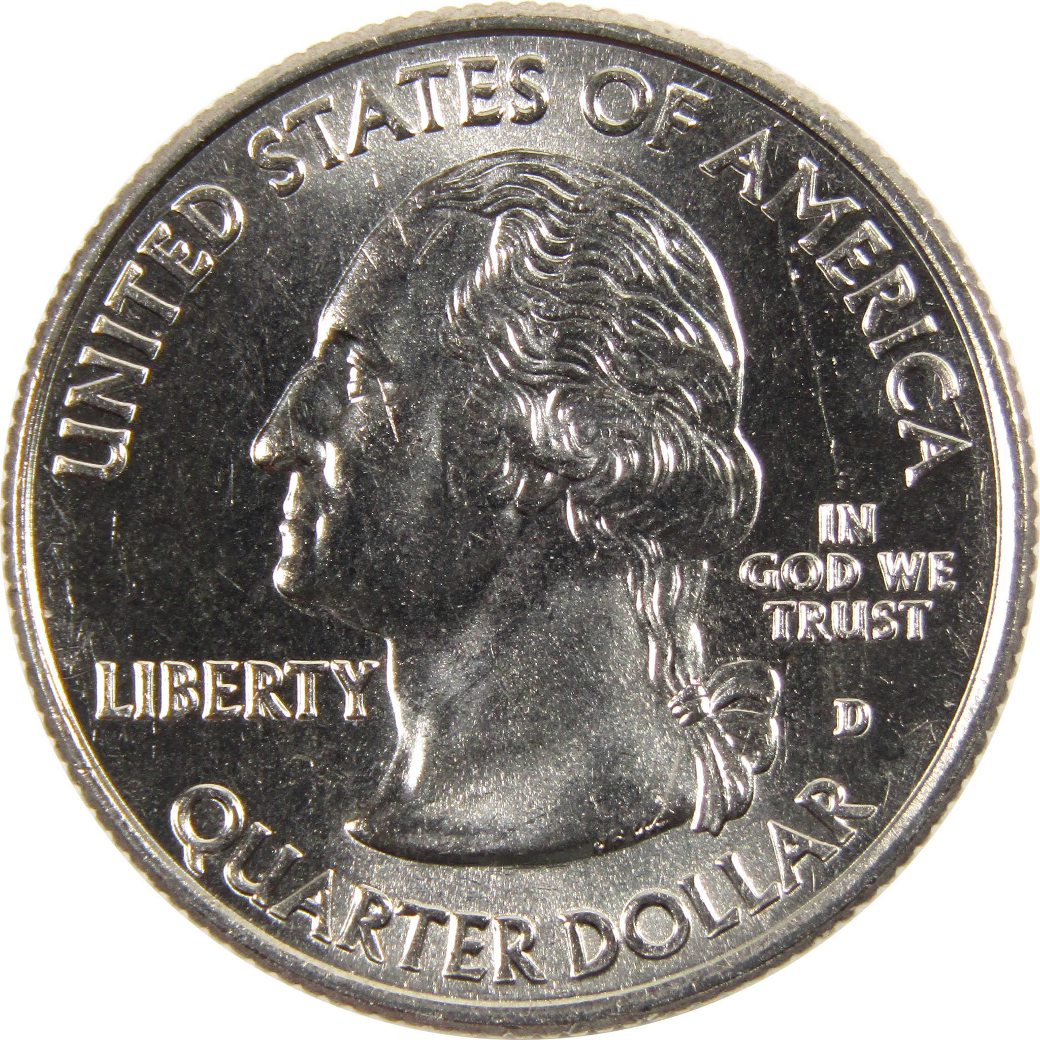 2009 D Guam DC & US Territories Quarter BU Uncirculated Clad 25c Coin