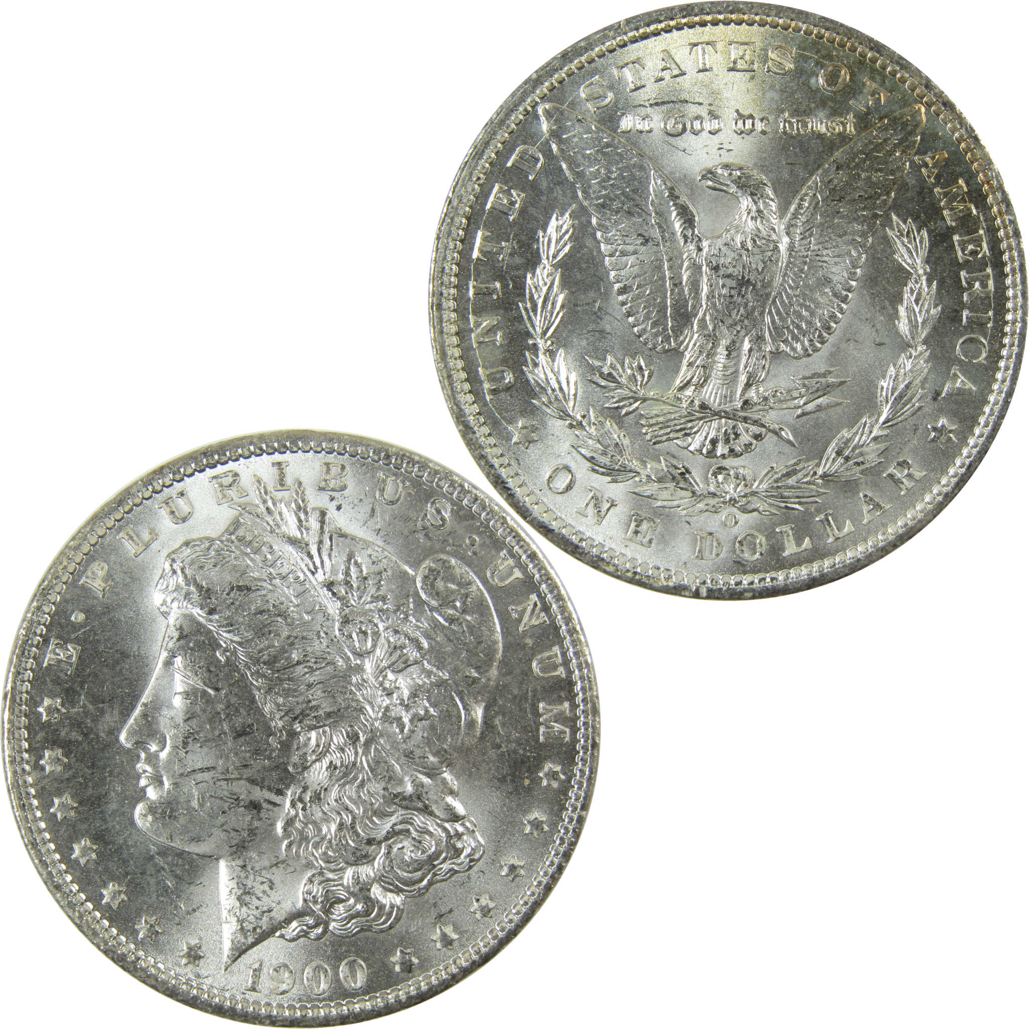 1900 O Morgan Silver Dollar Uncirculated Mint State $1 Coin SKU:I27804