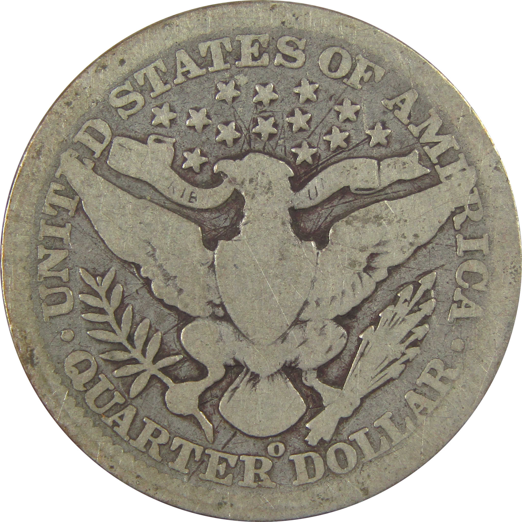 1905 O Barber Quarter G Good Silver 25c Coin SKU:I21820