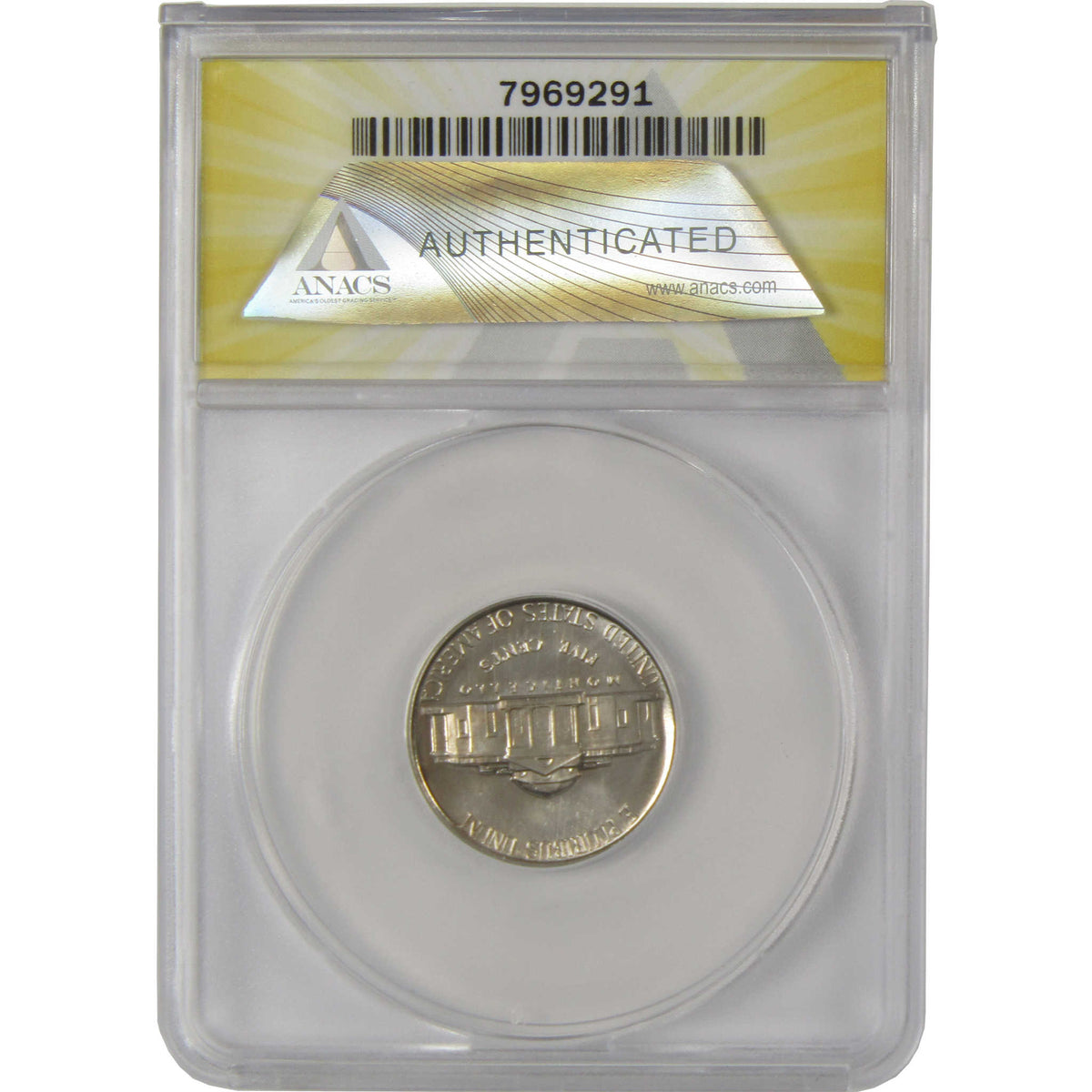 1950 Jefferson Nickel PF 66 ANACS Proof 5c Coin Collectible SKU:I28768