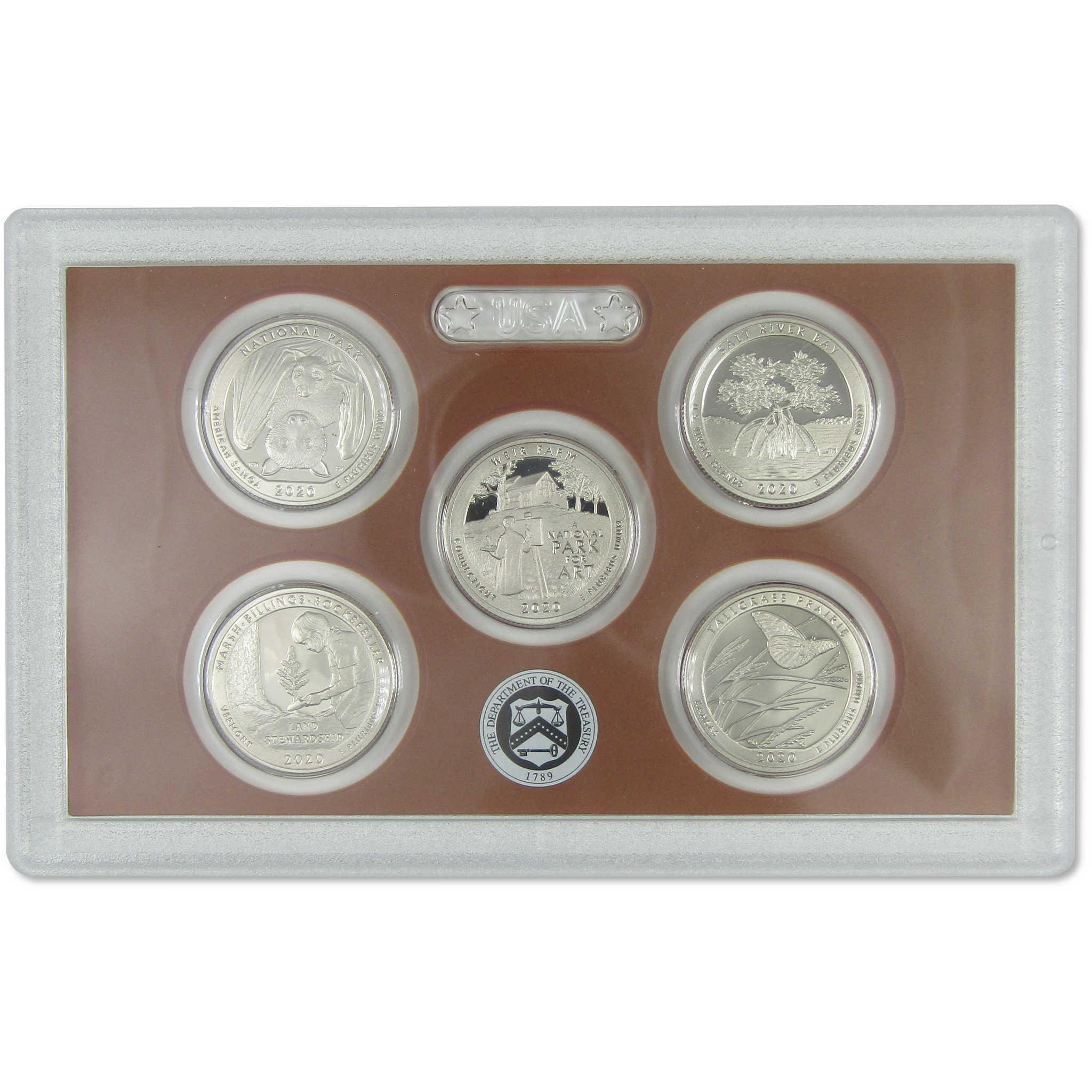 2020 Clad Proof Set U.S. Mint OGP COA No West Point Proof Nickel