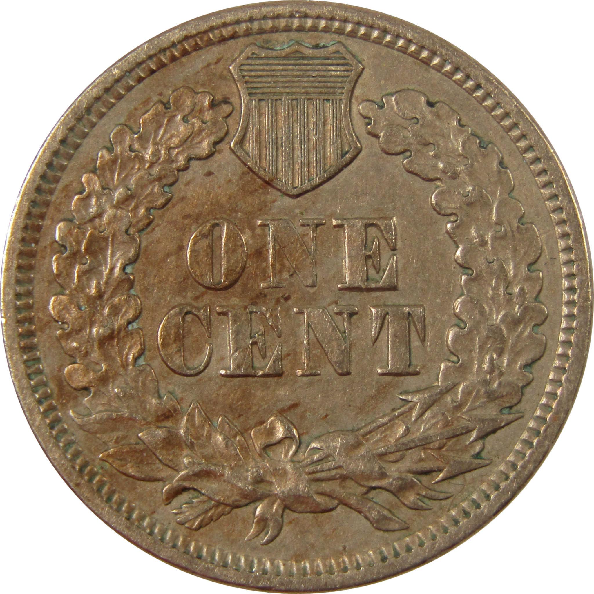 1863 Indian Head Cent XF EF Extremely Fine Penny 1c Coin SKU:CP1224