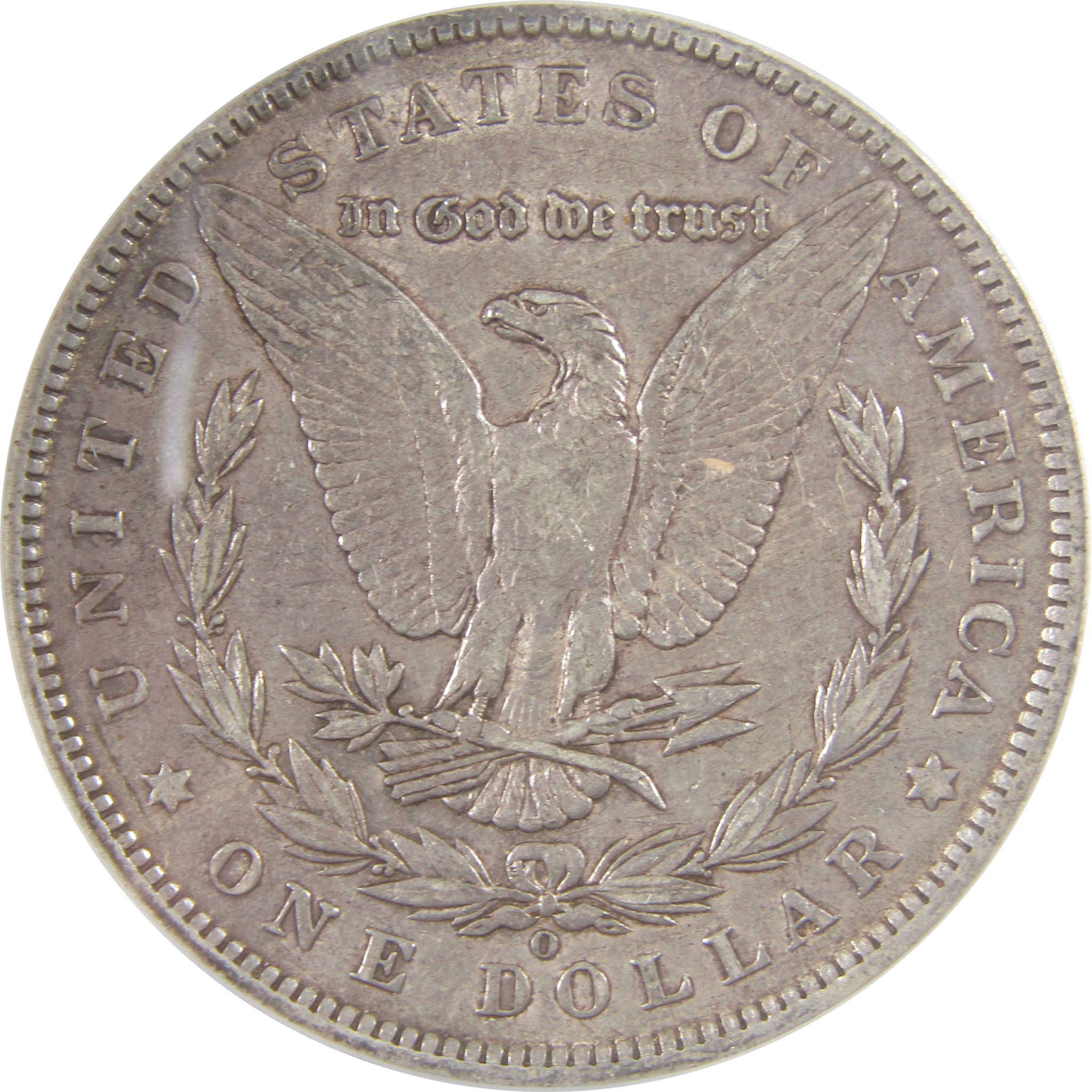 1896 O Morgan Silver Dollar VF 35 ANACS $1 Coin SKU:I25654 - Morgan coin - Morgan silver dollar - Morgan silver dollar for sale - Profile Coins & Collectibles