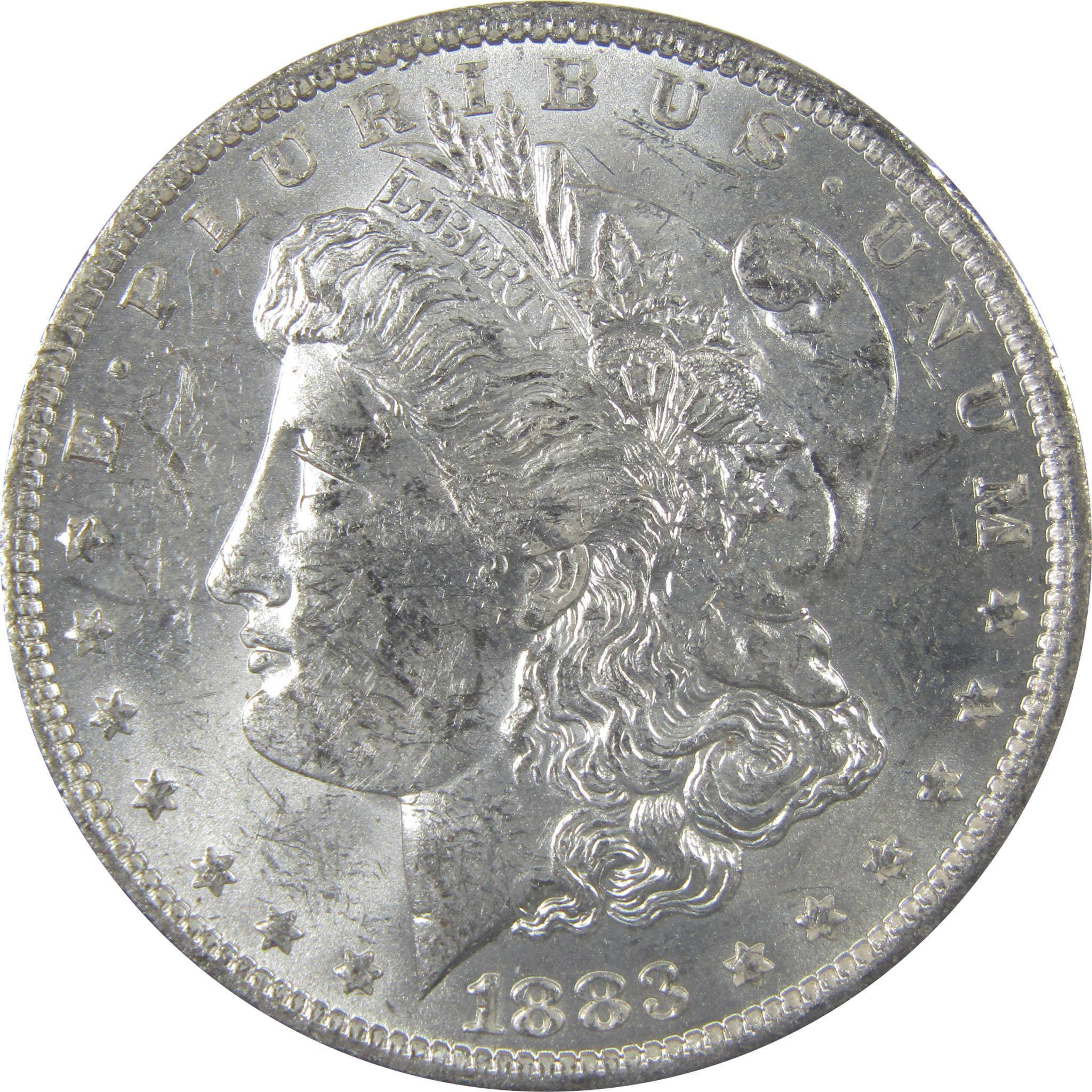 1883 O Morgan Silver Dollar Uncirculated Mint State $1 Coin SKU:I24840 - Morgan coin - Morgan silver dollar - Morgan silver dollar for sale - Profile Coins & Collectibles