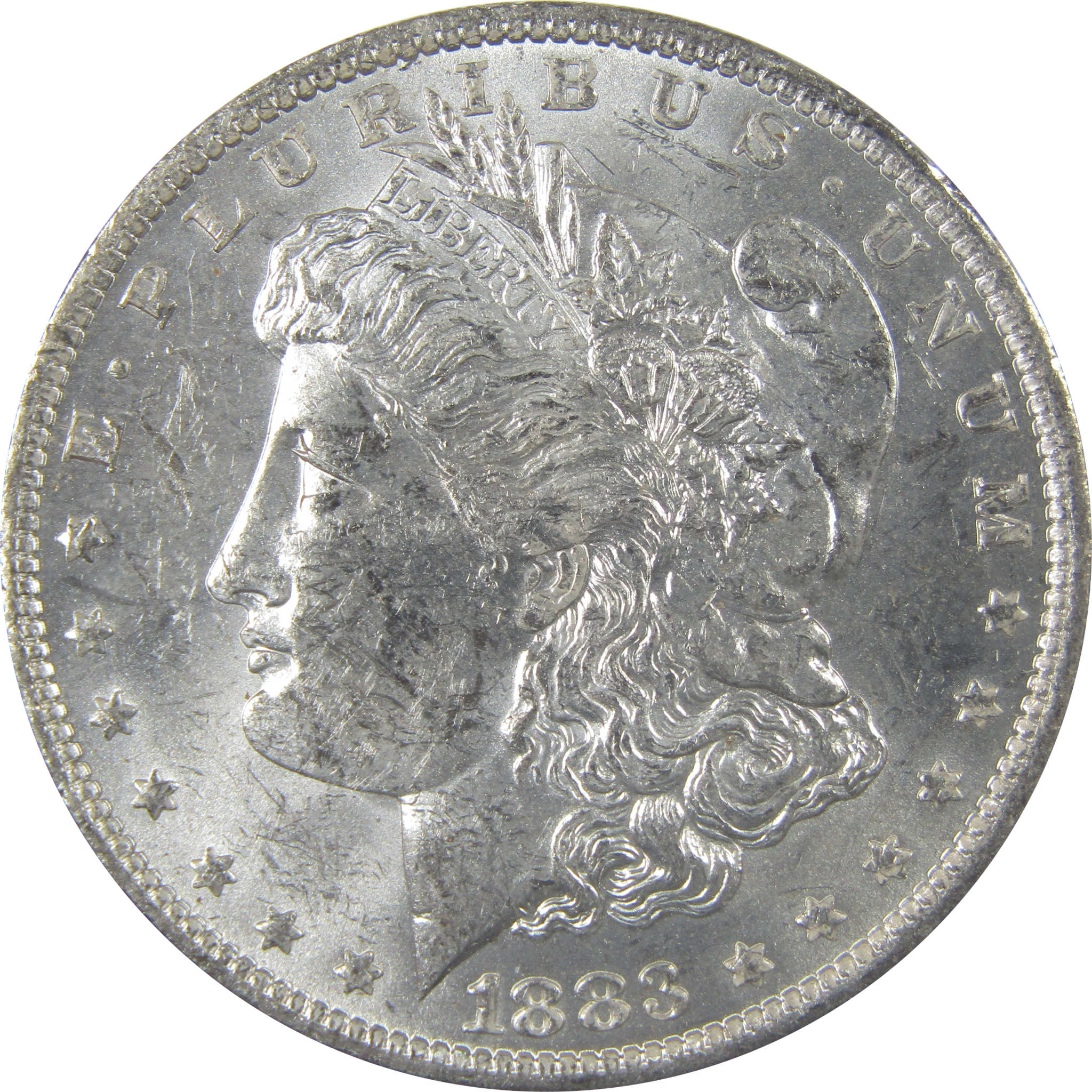 1883 O Morgan Silver Dollar Uncirculated Mint State $1 Coin SKU:I24840 - Morgan coin - Morgan silver dollar - Morgan silver dollar for sale - Profile Coins & Collectibles