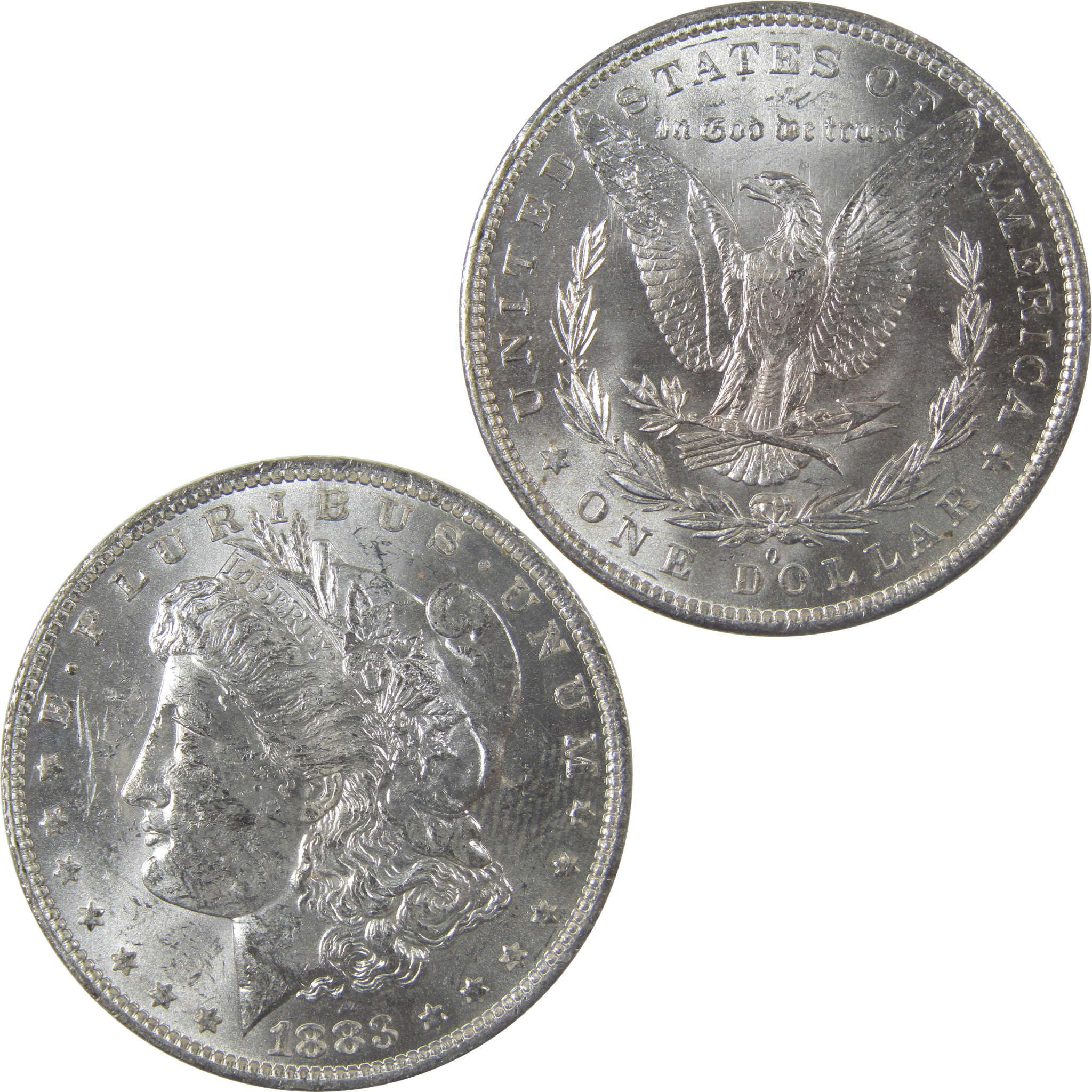 1883 O Morgan Silver Dollar Uncirculated Mint State $1 Coin SKU:I24839 - Morgan coin - Morgan silver dollar - Morgan silver dollar for sale - Profile Coins & Collectibles