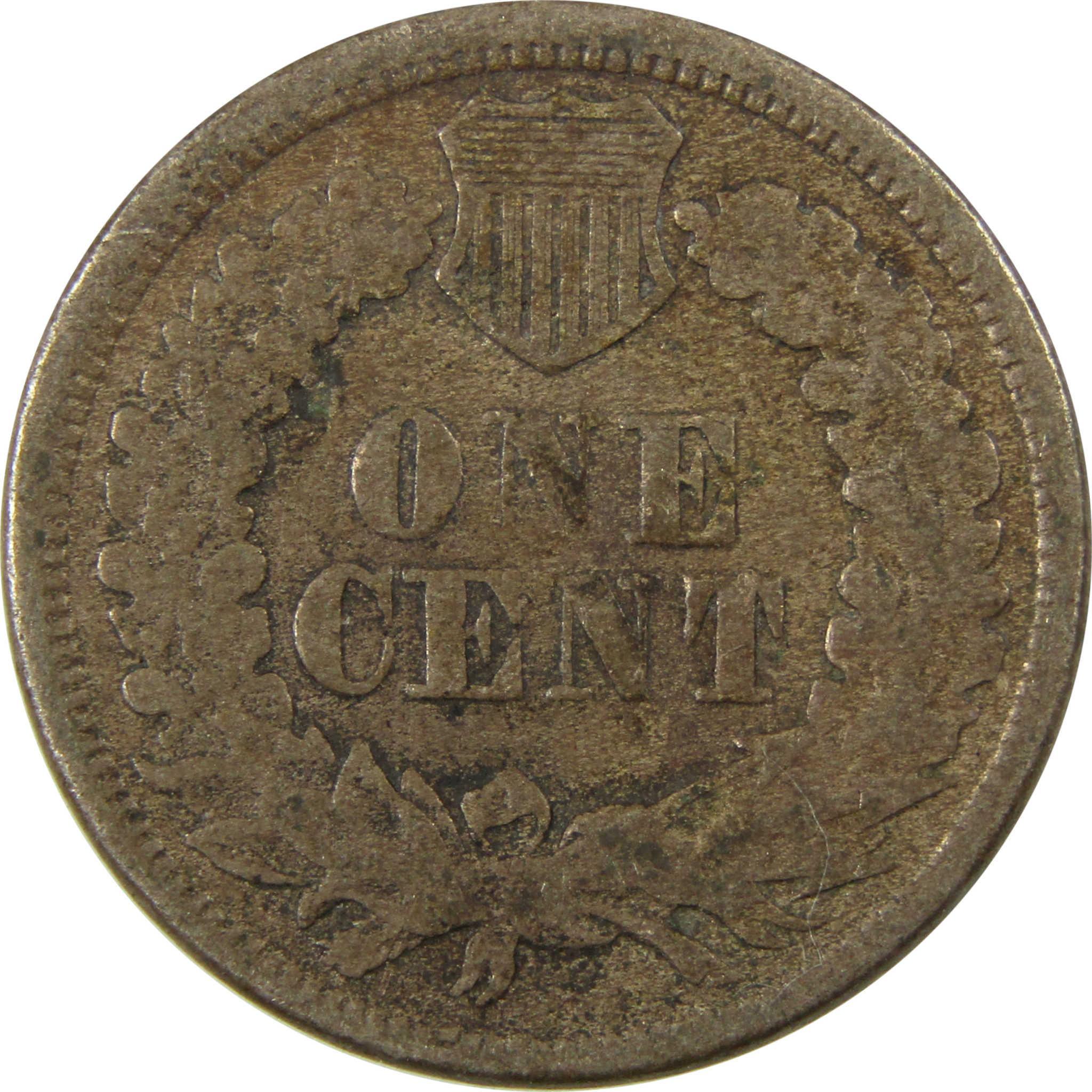 1864 Indian Head Copper-Nickel Cent G Good Penny 1c Coin SKU:CP1120