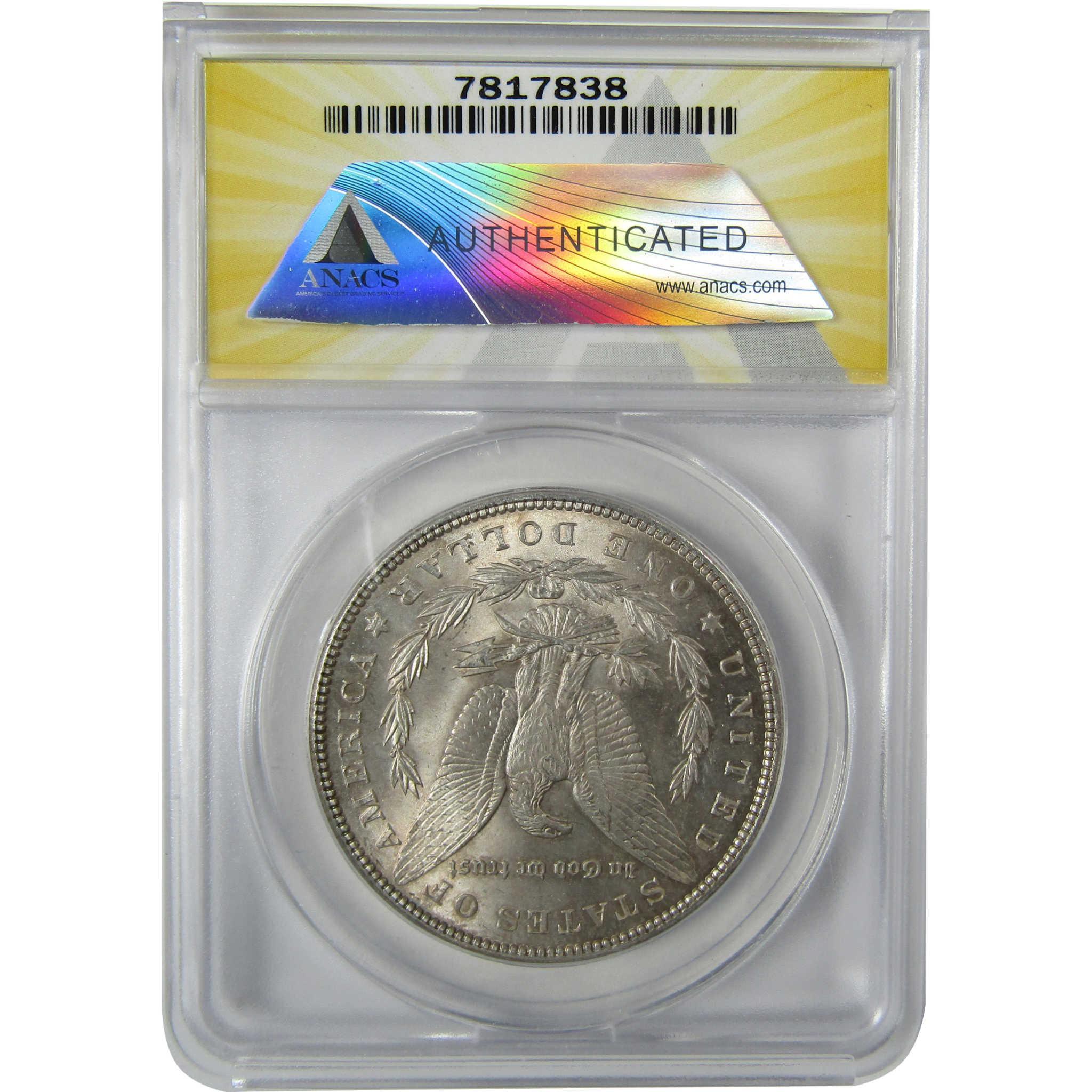 1897 VAM-6A Pitted Reverse Morgan Silver $1 MS 62 ANACS SKU:CP859 - Morgan coin - Morgan silver dollar - Morgan silver dollar for sale - Profile Coins & Collectibles