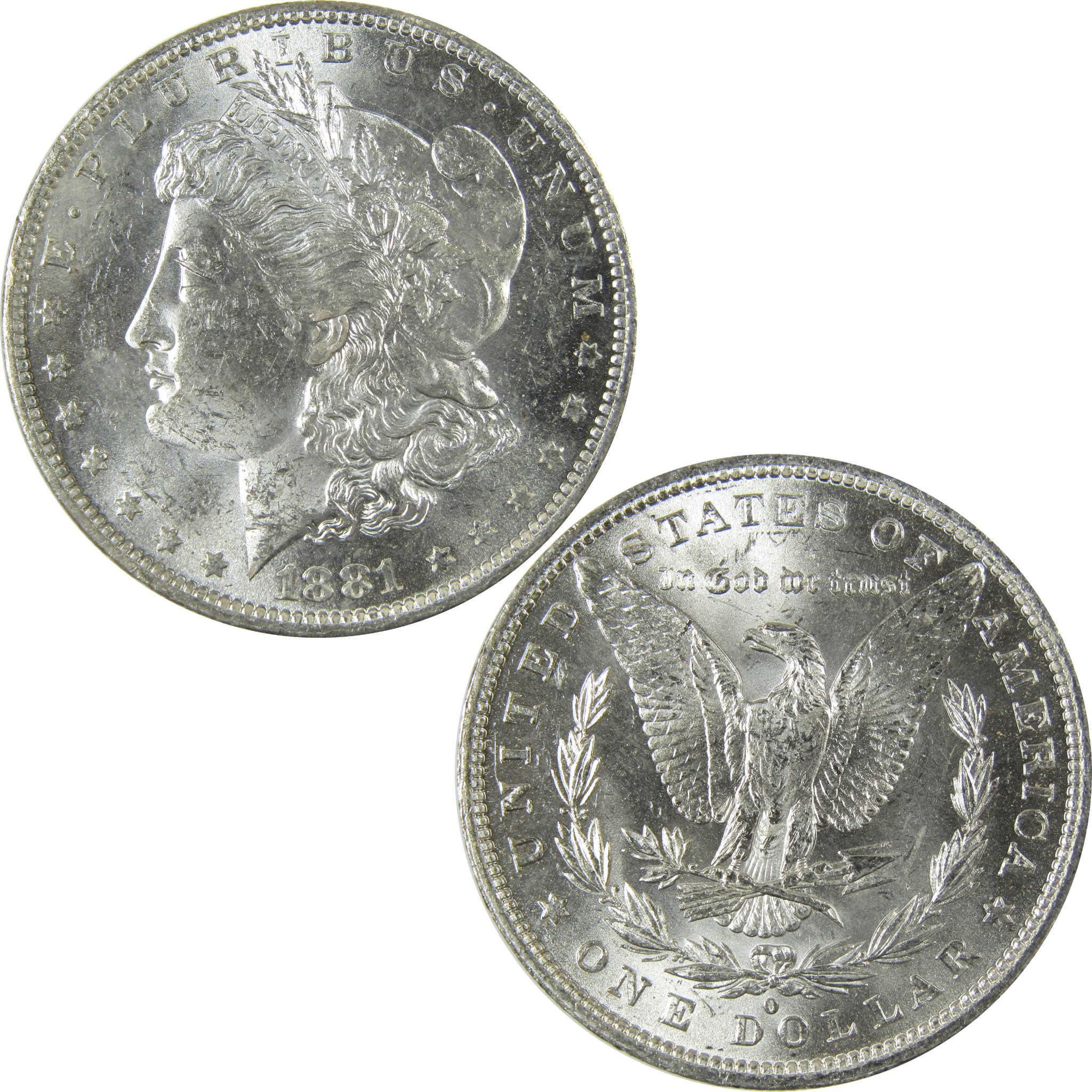 1881 O Morgan Silver Dollar Uncirculated Mint State $1 Coin SKU:I27757 - Morgan coin - Morgan silver dollar - Morgan silver dollar for sale - Profile Coins & Collectibles