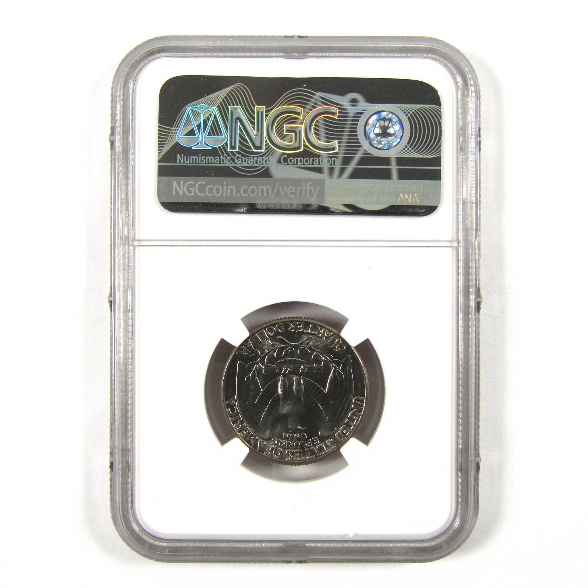 1986 D Washington Quarter MS 66 NGC Clad 25c Uncirculated SKU:I9505