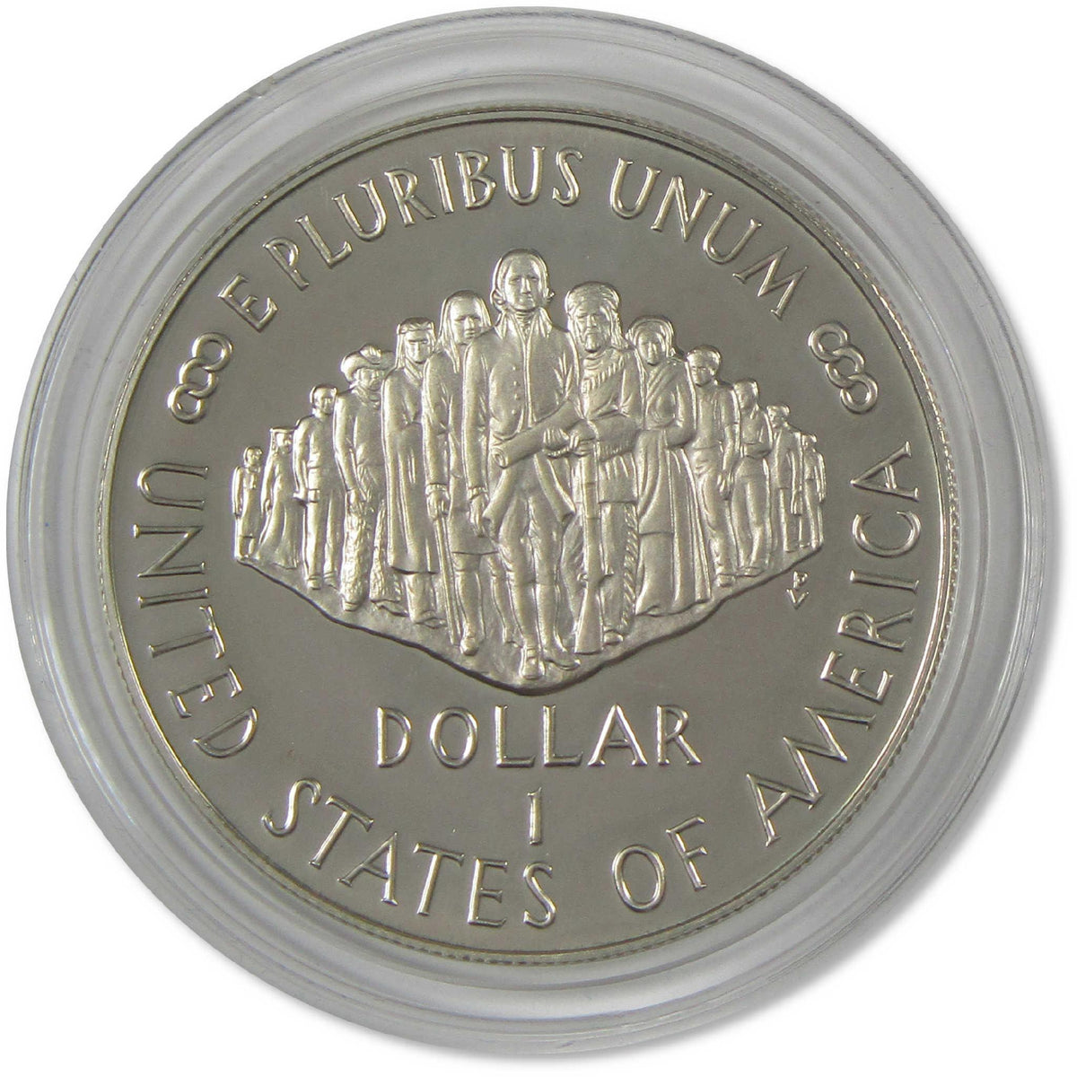 1987 S U.S. Constitution Commemorative Silver Dollar Proof OGP COA