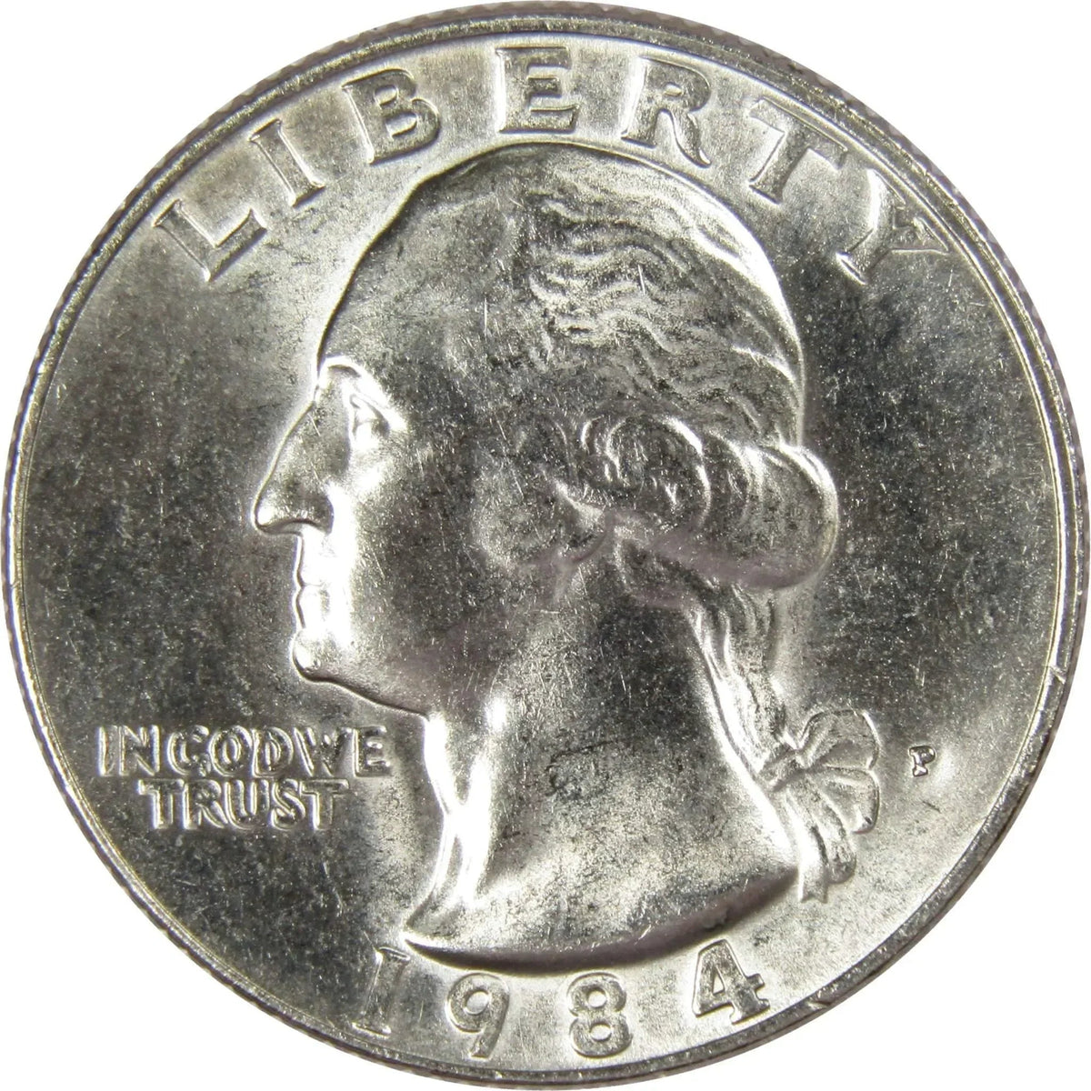 1984 P Washington Quarter Clad Uncirculated Mint State 25c Coin