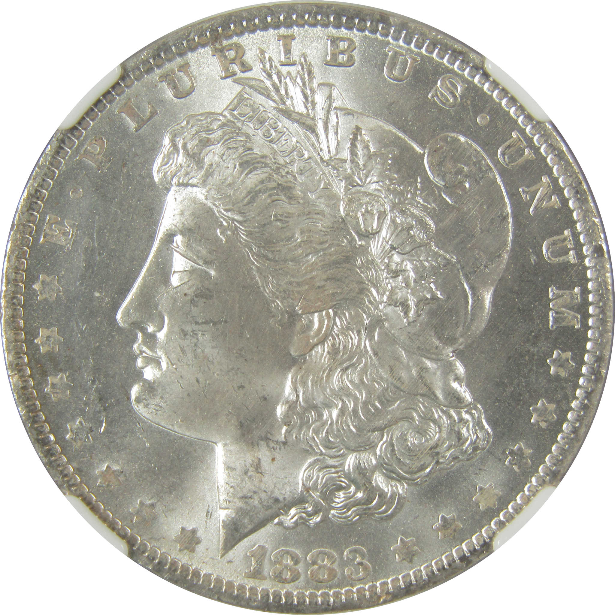1883 O Morgan Dollar MS 63 NGC Silver Uncirculated Toned SKU:CPC0499