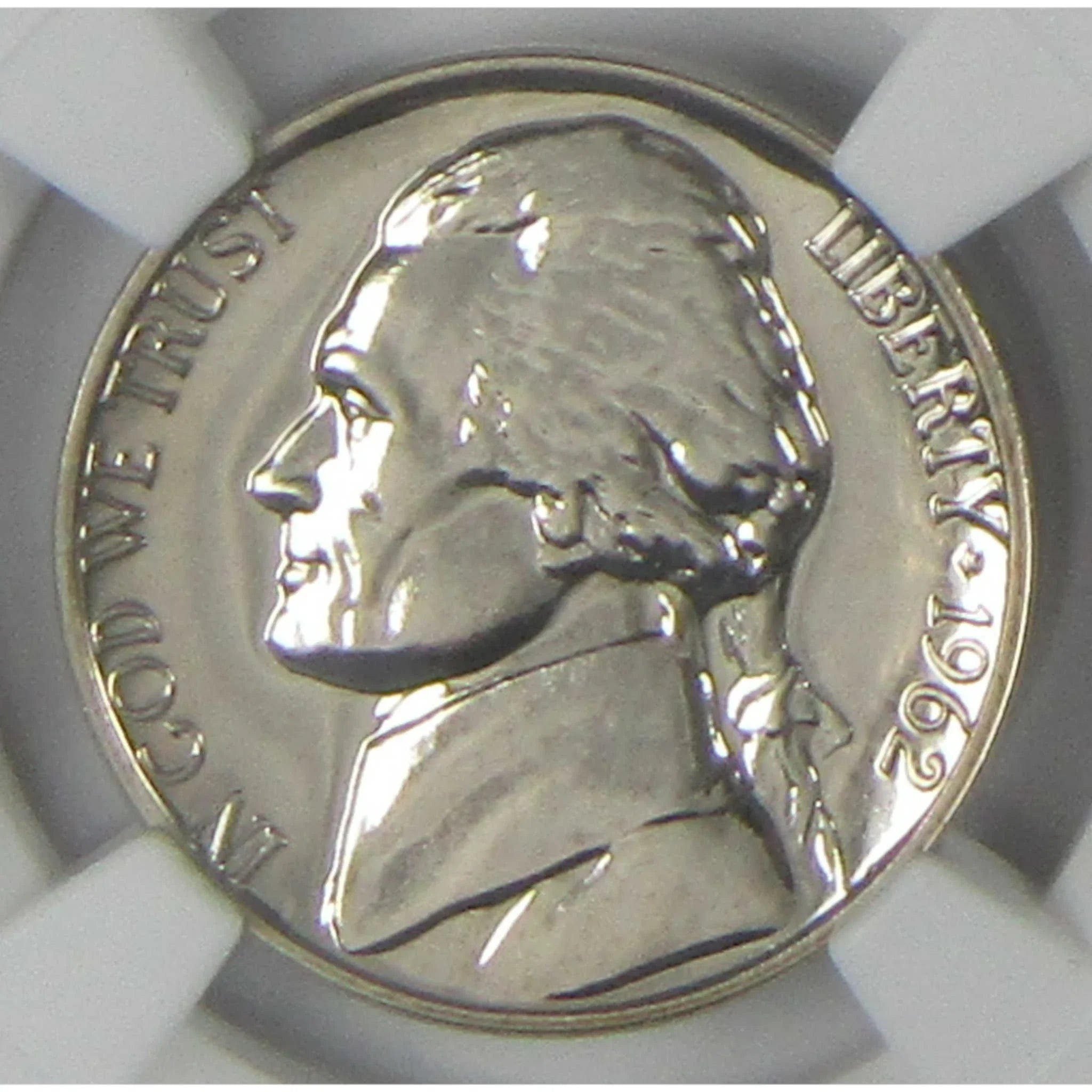 1962 Jefferson Nickel PF 69 NGC Proof 5c Coin Collectible SKU:CP364